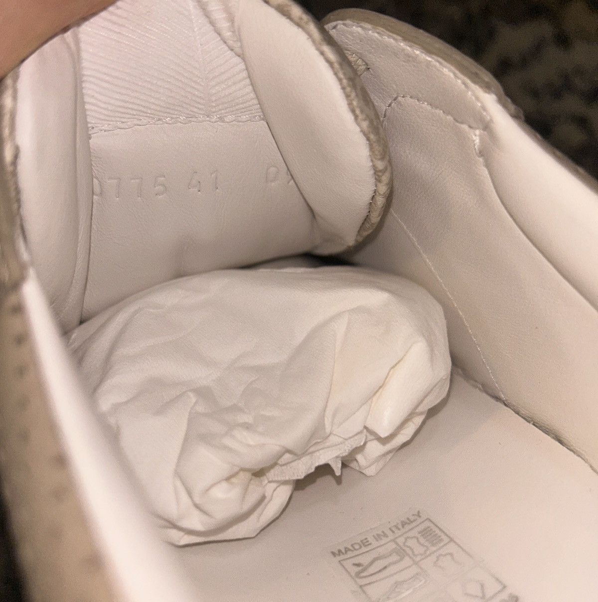 Gucci Gucci GG Logo Sneaker Oatmeal Light Pink Sneaker Size US 11 / IT 41 - 5 Thumbnail