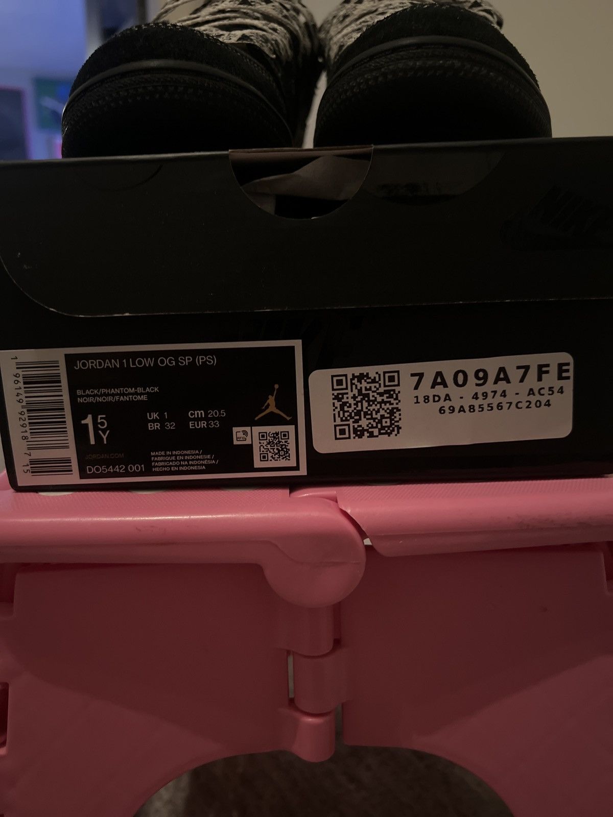 Nike × Travis Scott Jordan 1 low Travis Scott phantom 1.5y Size US 5 / EU 37 - 9 Thumbnail