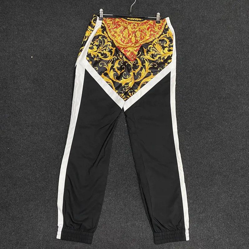 Versace Men’s Black Nylon Casual Pants 0089