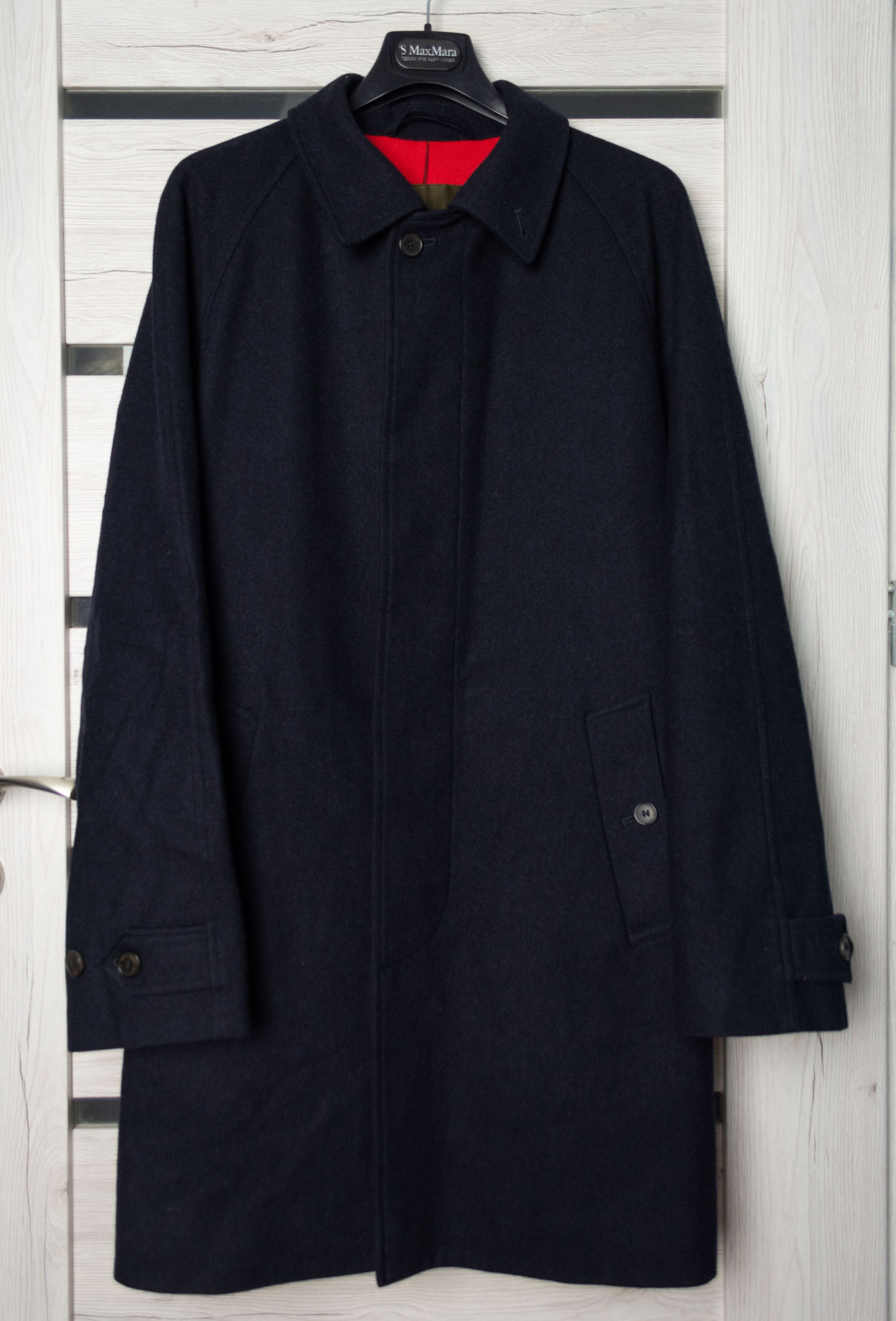 Mackintosh MACKINTOSH fox brother navy wool coat Classic Size US M / EU 48-50 / 2 - 2 Thumbnail