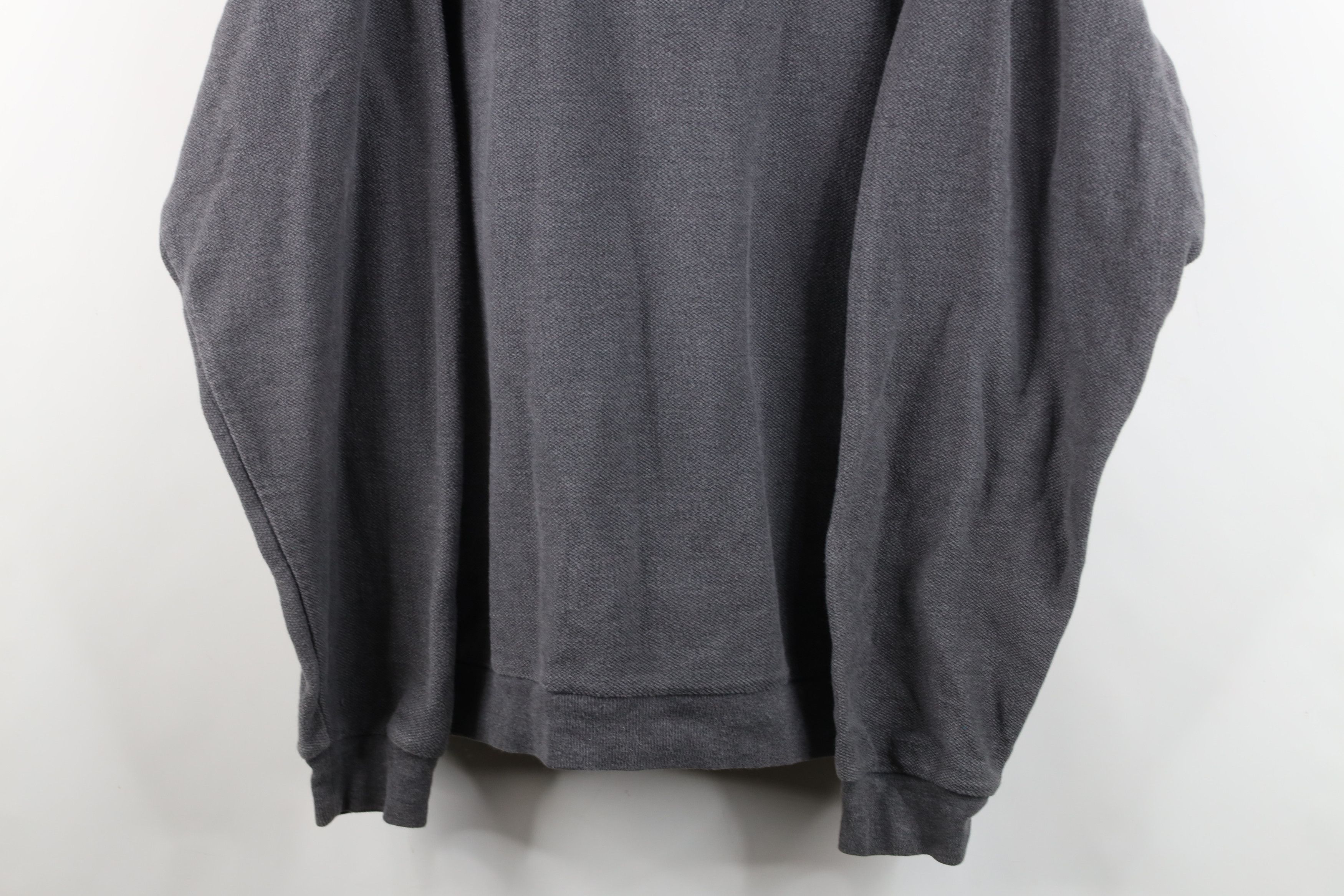 Lands' End Vintage 90s Lands End Heavyweight Weave Long Sleeve Polo USA Size US XL / EU 56 / 4 - 3 Thumbnail