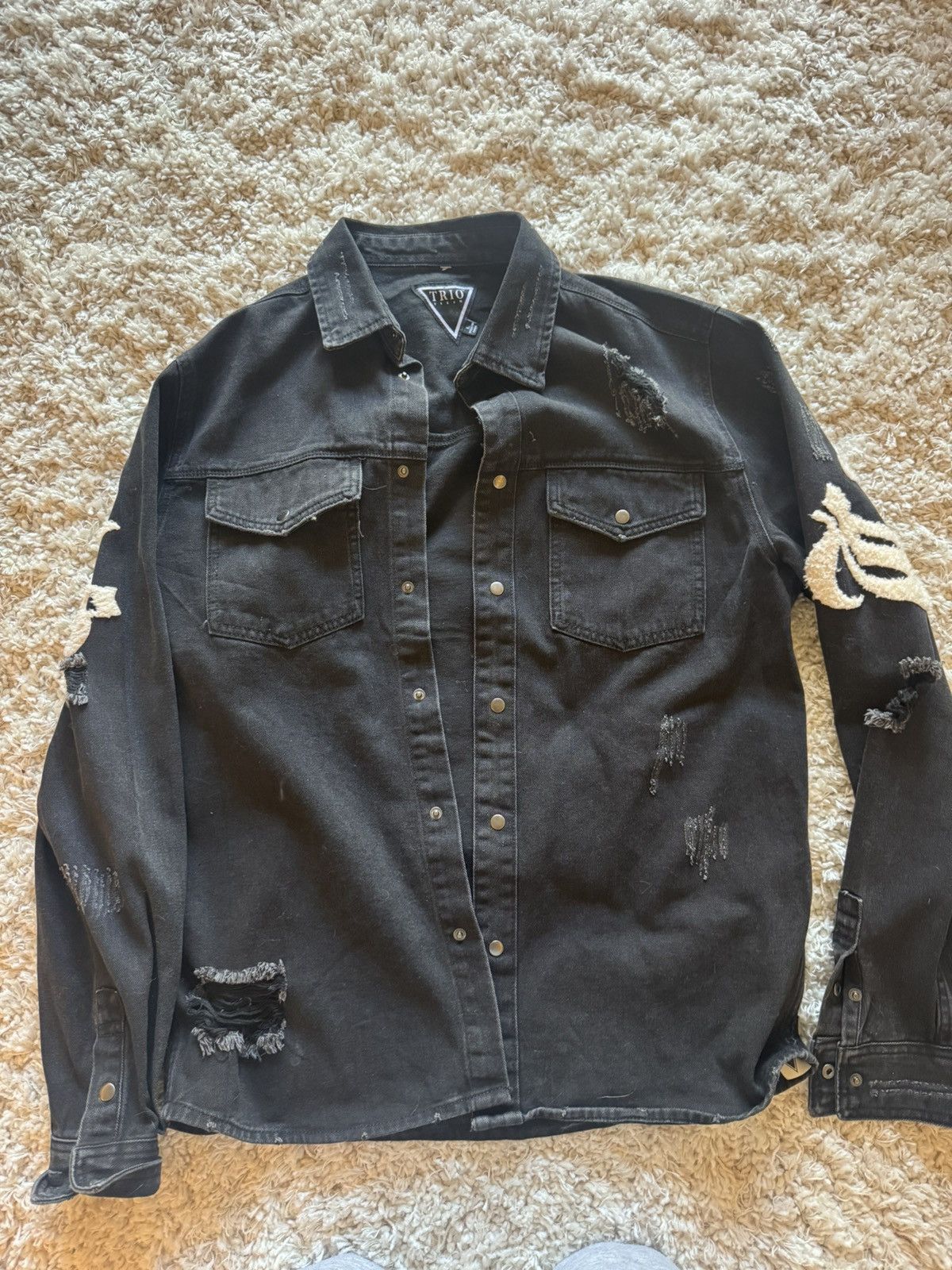 Vintage City of Angels denim jacket Size US L / EU 52-54 / 3 - 3 Thumbnail
