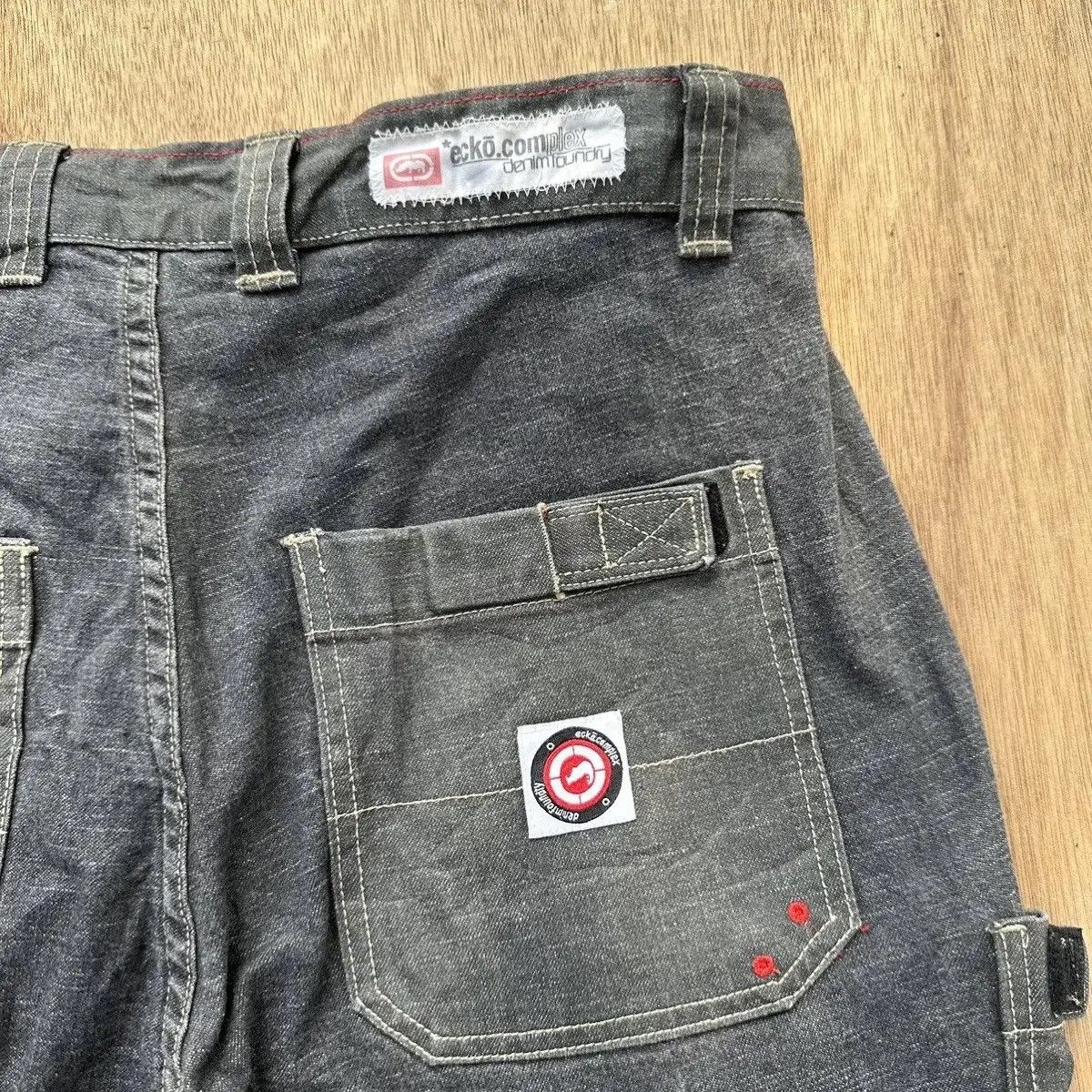 Ecko Unltd. CRAZY 🔥Y2K ECKO UNLTD. WORKWEAR JEANS BAGGY DENIM VERY RARE Size US 32 / EU 48 - 12 Thumbnail