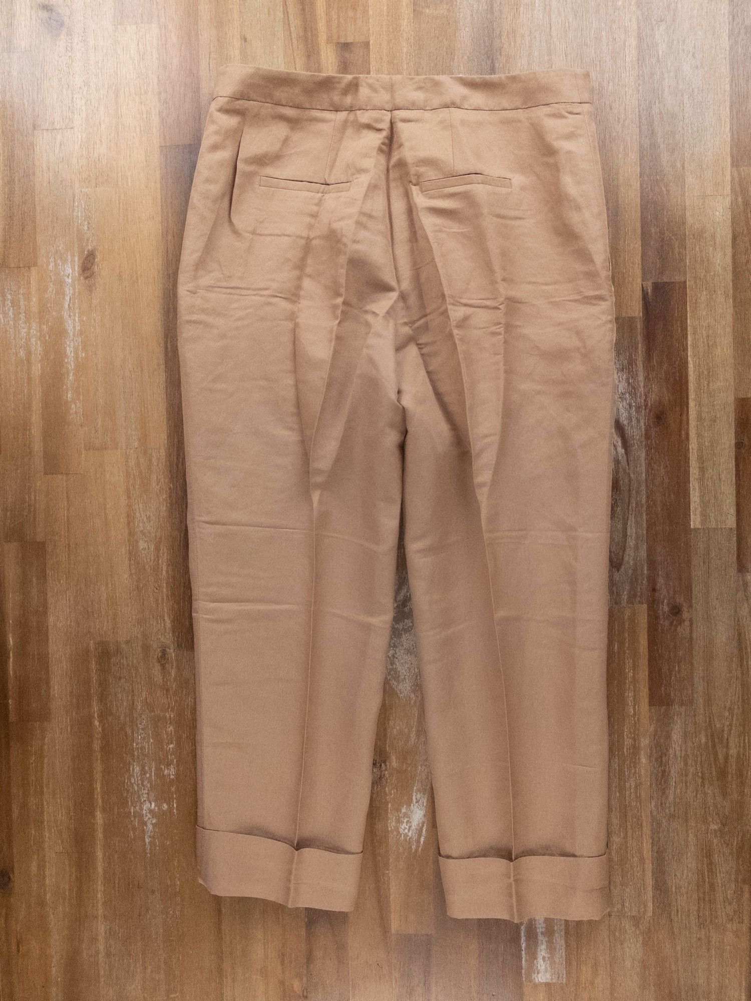 Viktor & Rolf VIKTOR & ROLF beige linen belted cropped short pants 8 44 Size 30" / US 8 / IT 44 - 11 Thumbnail