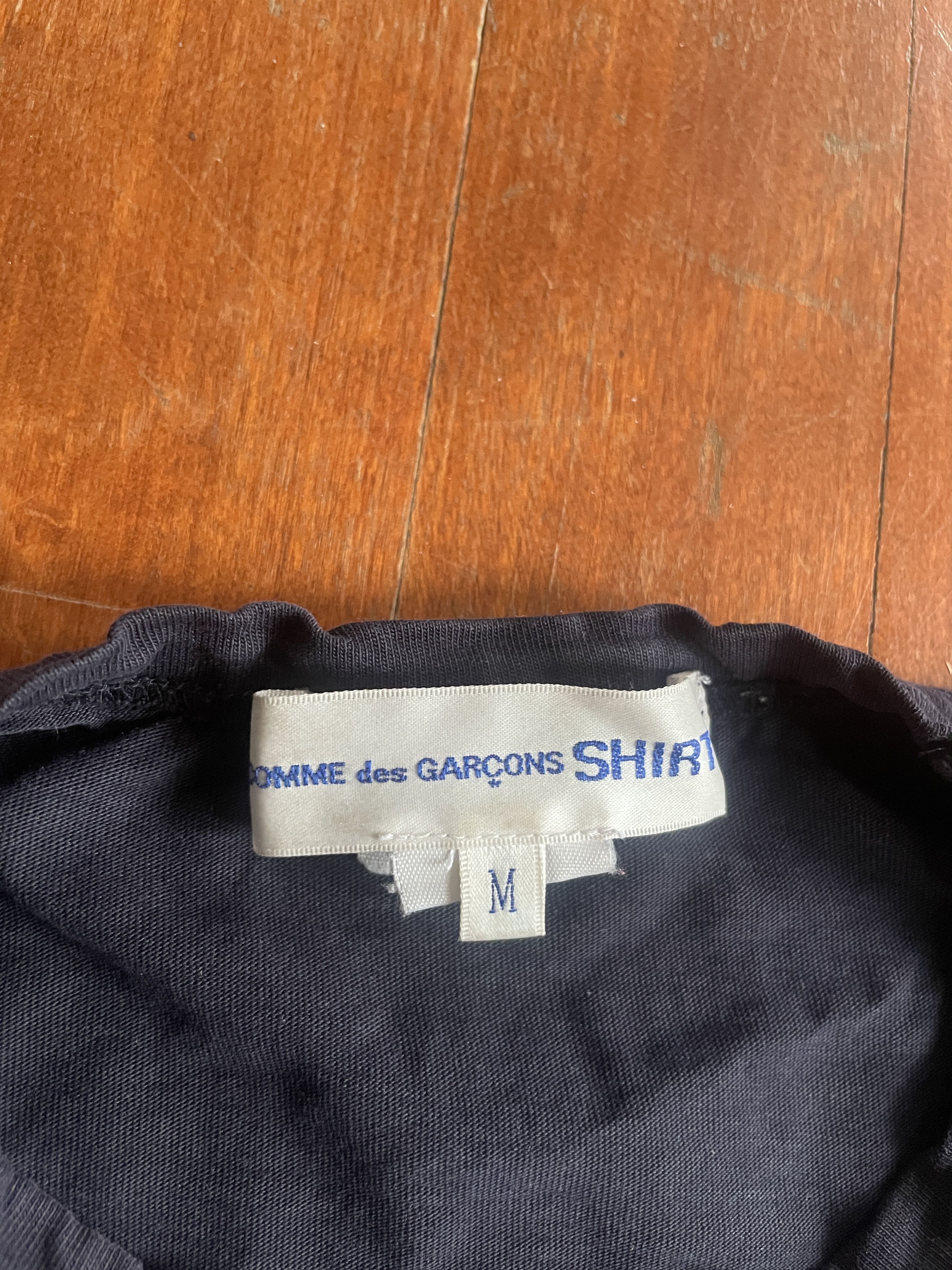 Comme des Garcons SHIRT Navy Comme des Garson Shirt T-shirt Size US M / EU 48-50 / 2 - 3 Thumbnail