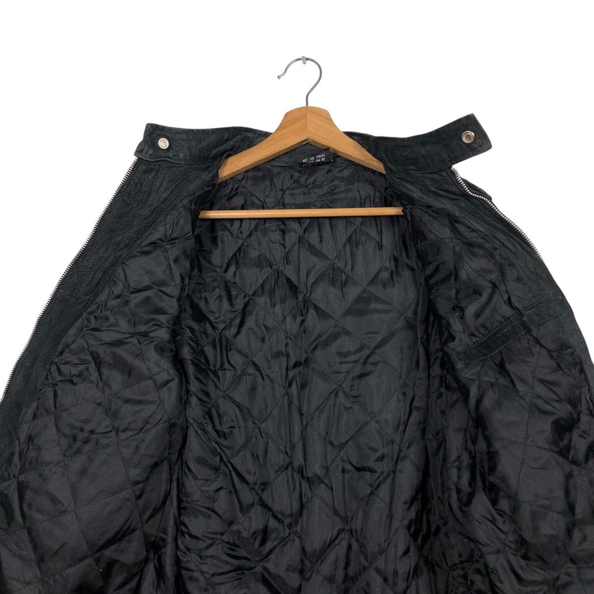 Japanese Brand 📌Vintage Biker Leather Jacket Zipper Unbranded Size US M / EU 48-50 / 2 - 15 Thumbnail