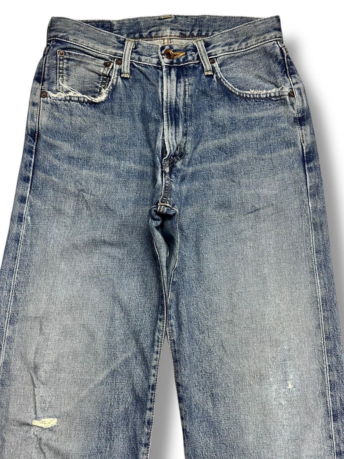 Edwin Vintage Edwin 505 Baggy Loose Style With Faded Wash Size US 29 - 3 Thumbnail