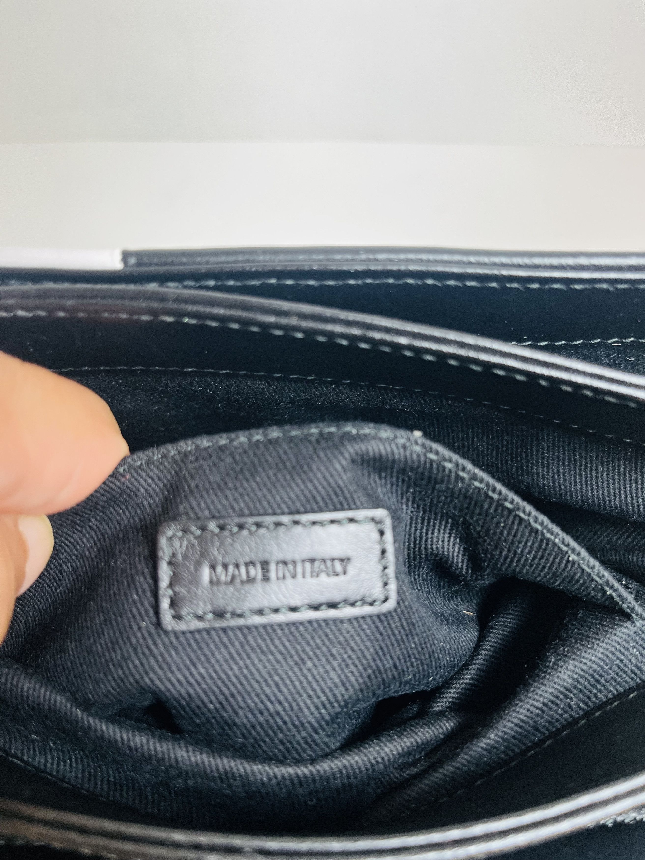 Calvin Klein 205W39NYC Calvin Klein 205W39NYC Black and White Leather Crossbody Bag Size ONE SIZE - 5 Thumbnail