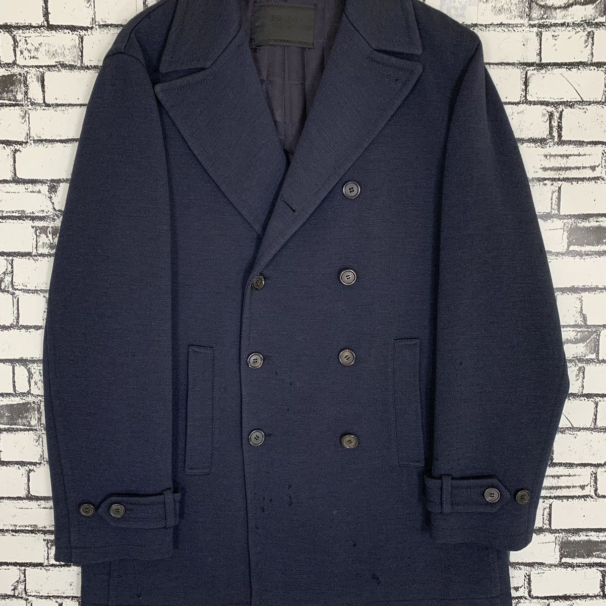 Prada Designer Prada Double Breasted Peacoat Size M / US 6-8 / IT 42-44 - 5 Thumbnail