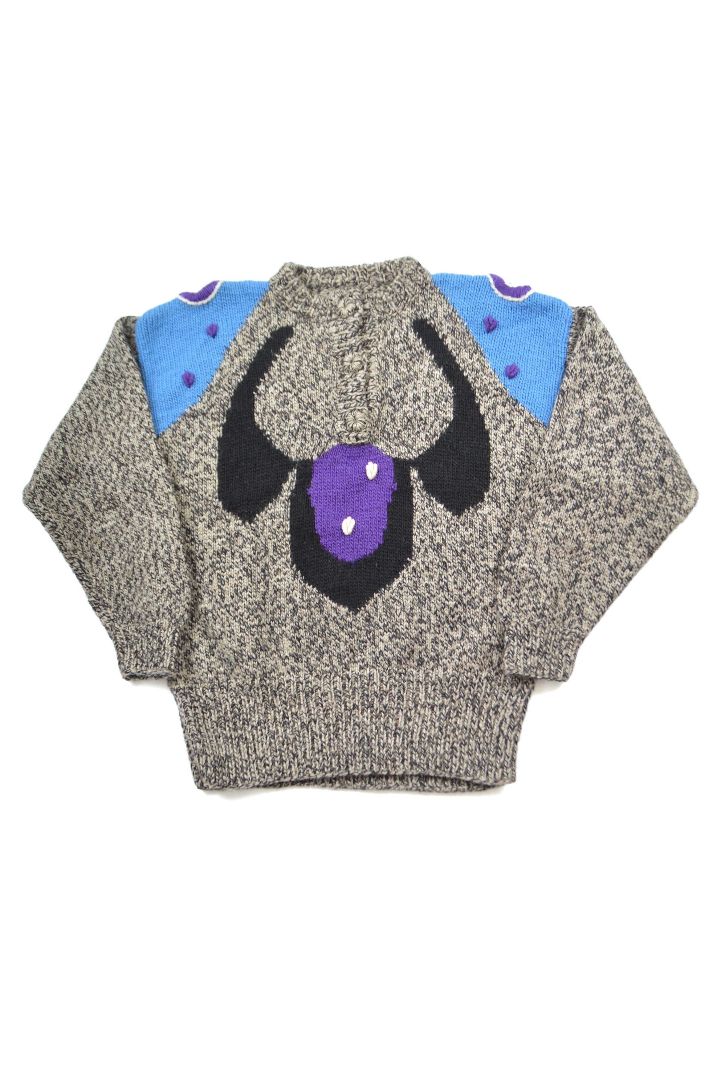 Dale Of Norway × Vintage Unisex Vintage Wool Abstract Knit Longhorn Sweater Size L / US 10 / IT 46 - 1 Thumbnail