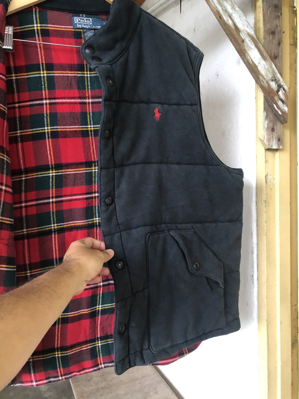 Polo Ralph Lauren Vintage Polo Ralph Lauren Faded Puffer Vest Jacket Size US XXL / EU 58 / 5 - 13 Thumbnail