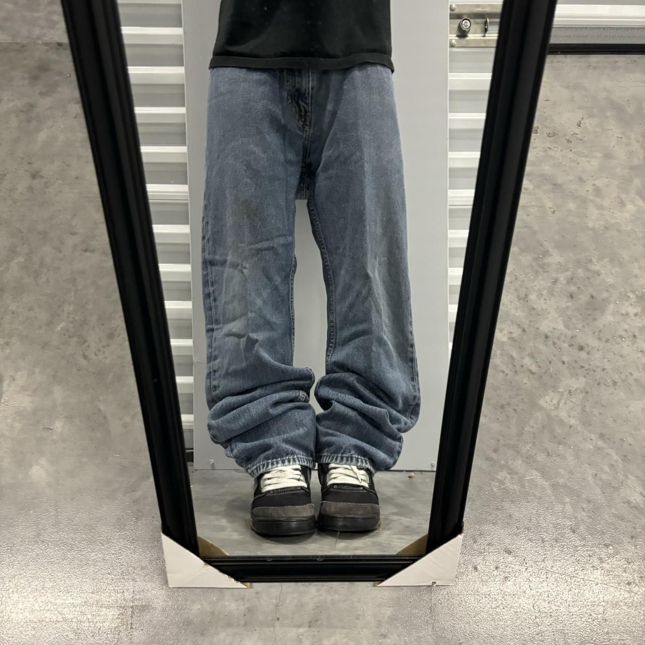 Japanese Brand × Vintage Crazy Vintage Y2K/2000s Grunge Medium wash Levi’s Denim Jeans! Size US 34 / EU 50 - 1 Thumbnail