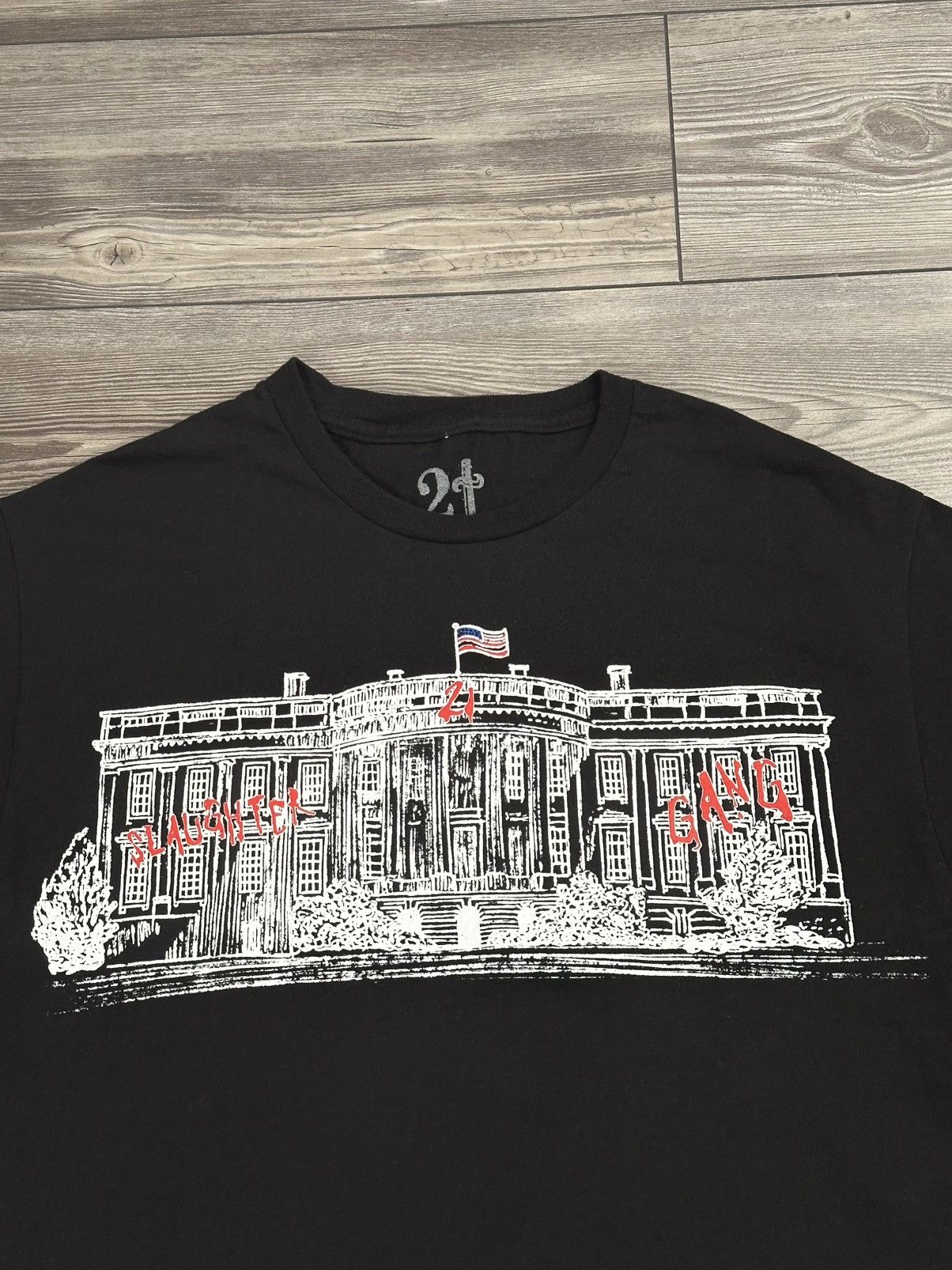 Rap Tees 21 Savage American Dream Tour T Shirt Size US L / EU 52-54 / 3 - 3 Thumbnail