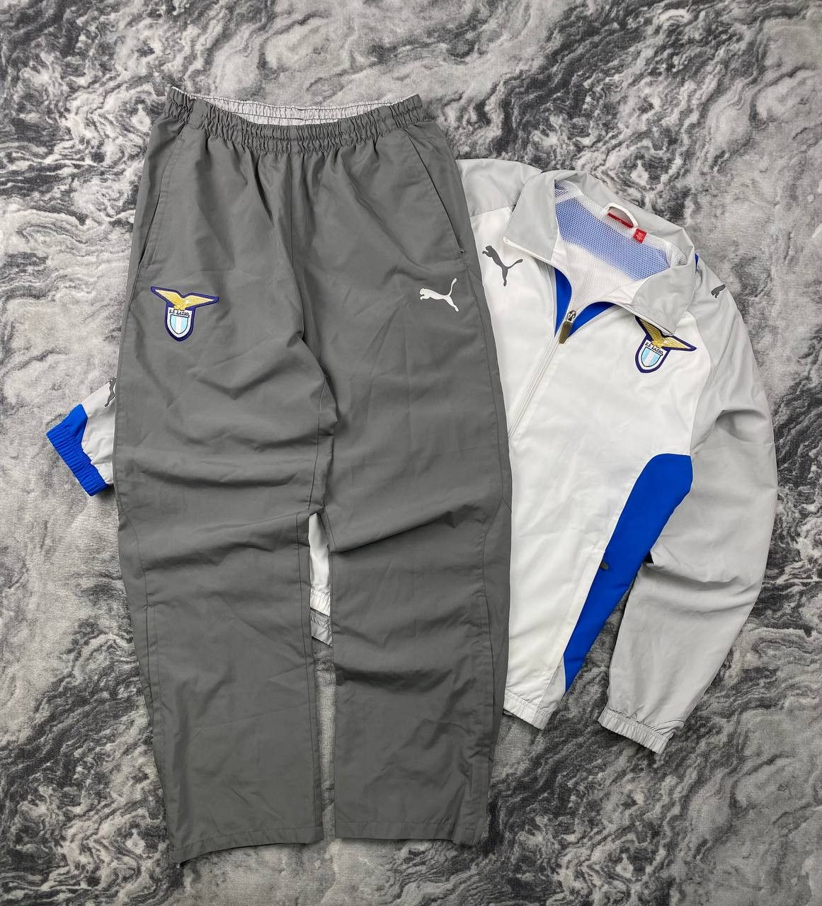 Puma Puma Lazio 2008 2009 Track Suit Jacket And Pants Men Size S Size US S / EU 44-46 / 1 - 1 Thumbnail