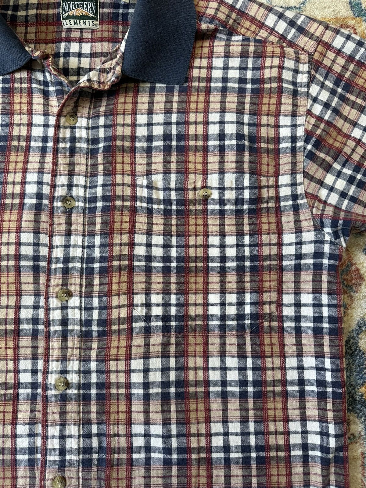 Vintage Vintage Northern Elements Plaid Button-up Shirt Small Size US S / EU 44-46 / 1 - 4 Thumbnail