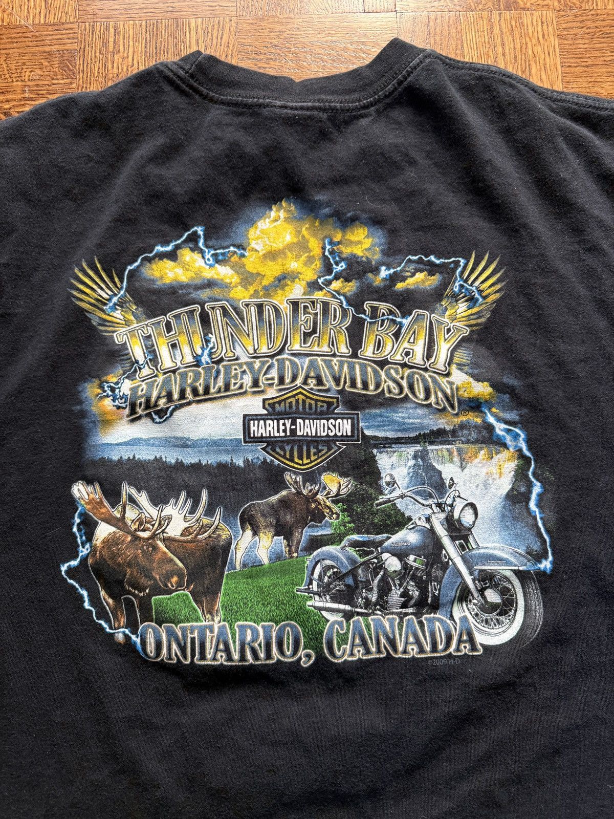 Harley Davidson Vintage Harley Davidson Winged Dagger Graphic Tee Size US XXL / EU 58 / 5 - 6 Thumbnail