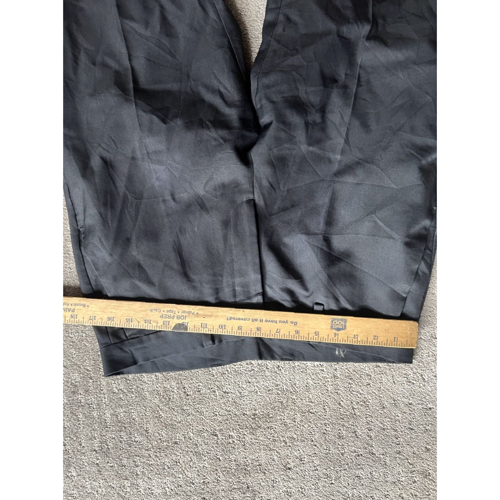 Perry Ellis Perry Ellis Portfolio Men’s Pants Slacks Flat Front Black 34x32 Modern Dress Pants Casual Workwear Slacks Mens Size US 34 / EU 50 - 5 Thumbnail