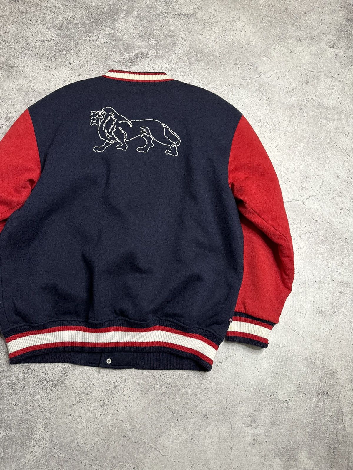 Lonsdale Lonsdale England Big Embroidered Logo Navy Bomber Jacket Size US XL / EU 56 / 4 - 3 Thumbnail