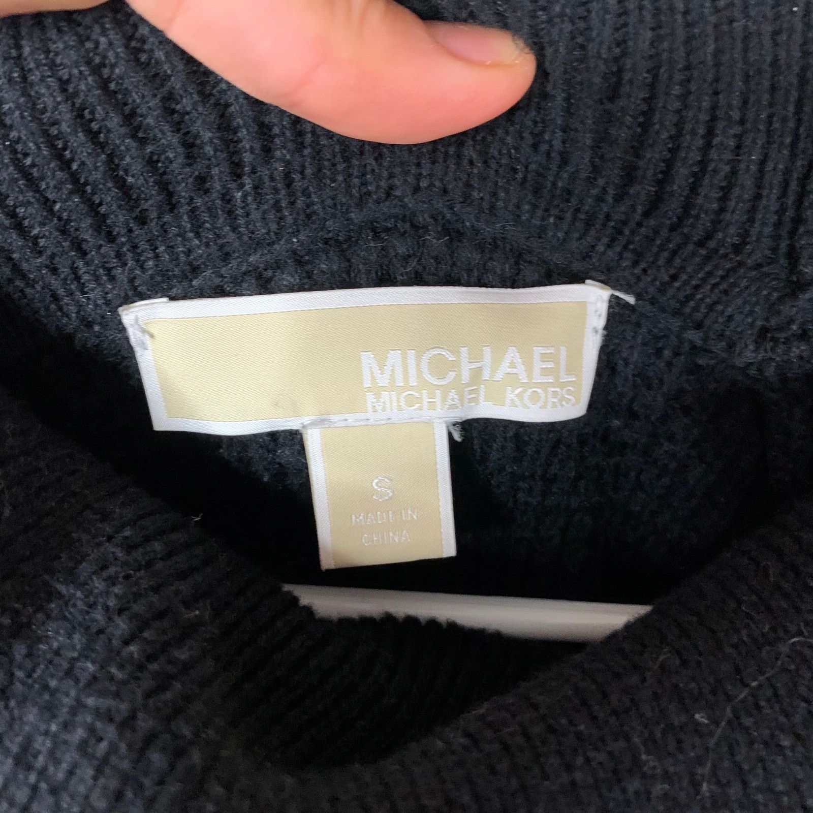 Michael Kors Michael Kors Black Turtle Neck Sweater Size S Size S / US 4 / IT 40 - 3 Thumbnail