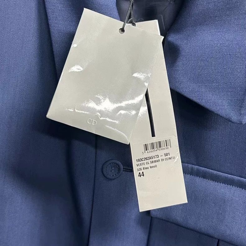 Dior Dior The latest blue functional button laced coat 2501-Next Size US S / EU 44-46 / 1 - 5 Thumbnail