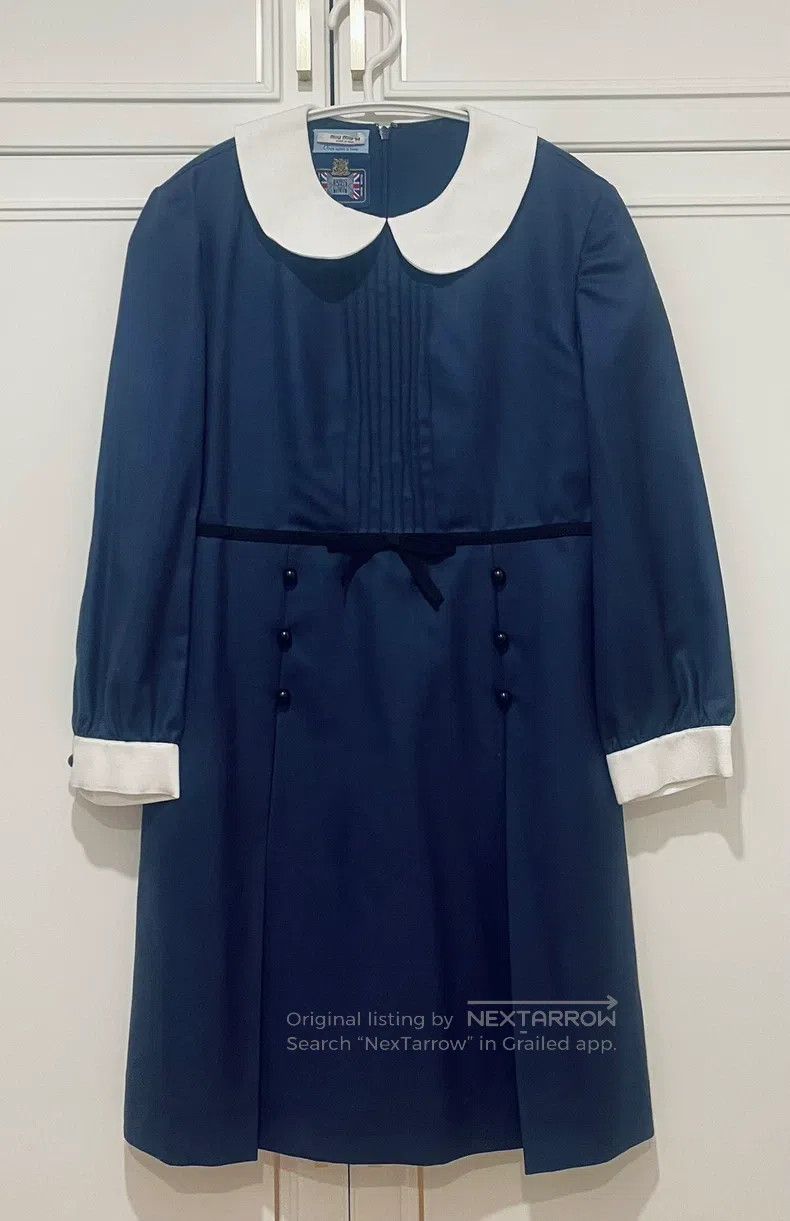 Miu Miu Miu Miu IT38 Navy blue princess dress Size M / US 6-8 / IT 42-44 - 1 Thumbnail