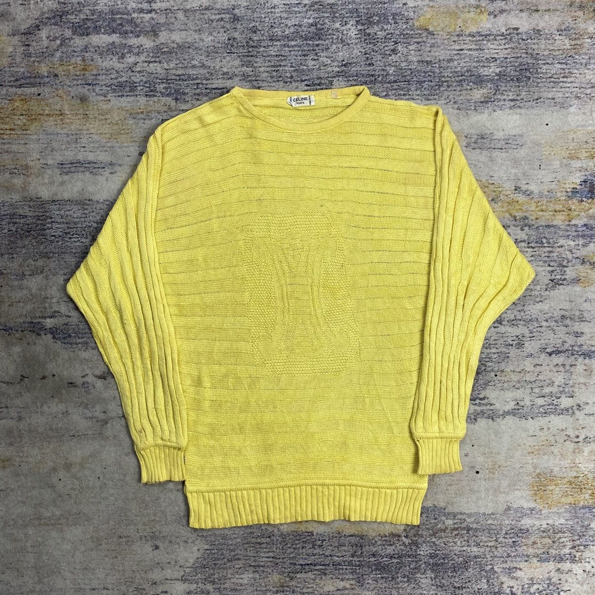 Celine × Vintage Vintage 90s Celinr paris knit sweater Size S / US 4 / IT 40 - 1 Thumbnail