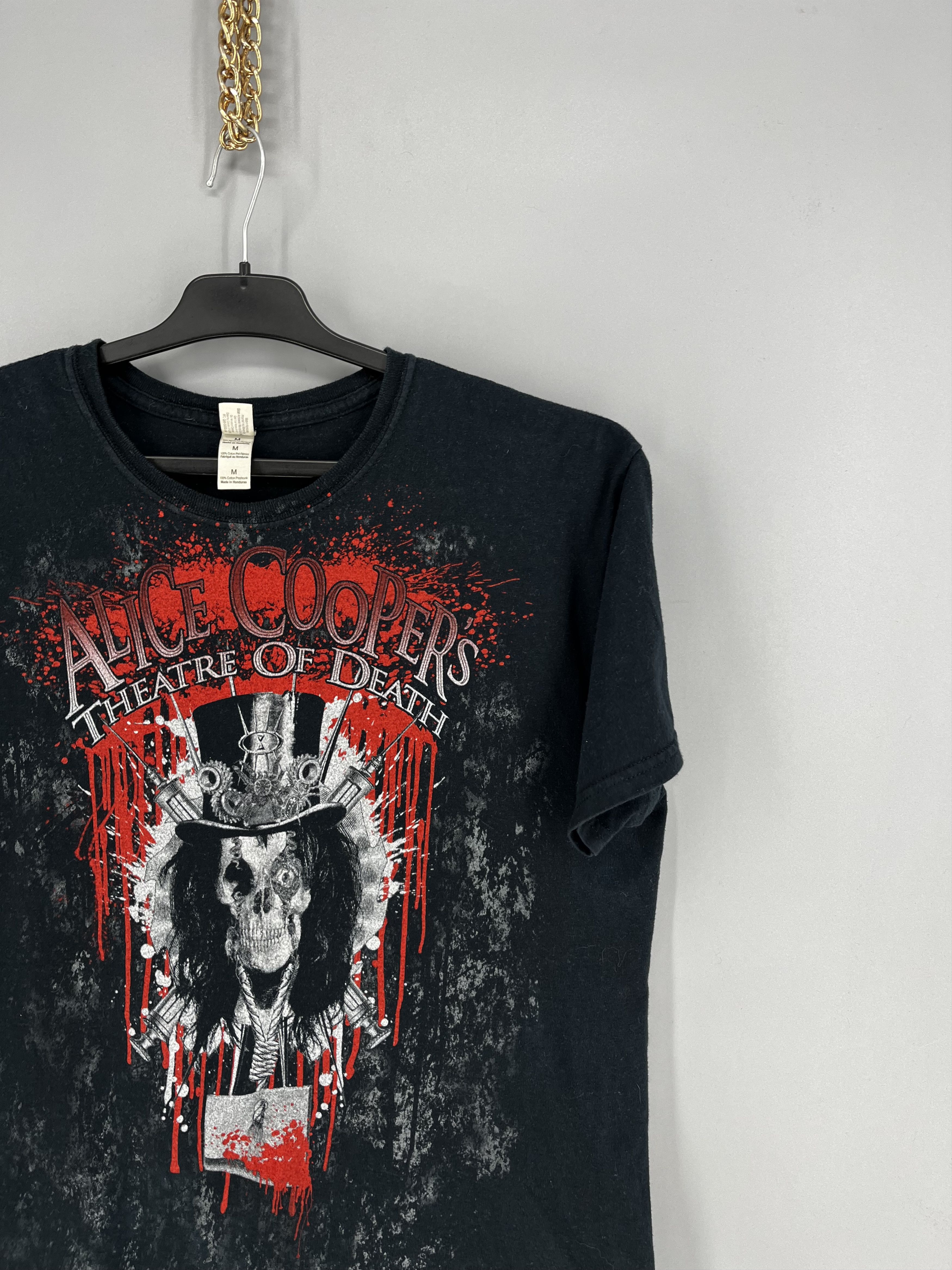 Band Tees Vintage Y2K Alice Cooper Band Skulls Dead Face Horror Tee Size US L / EU 52-54 / 3 - 5 Thumbnail