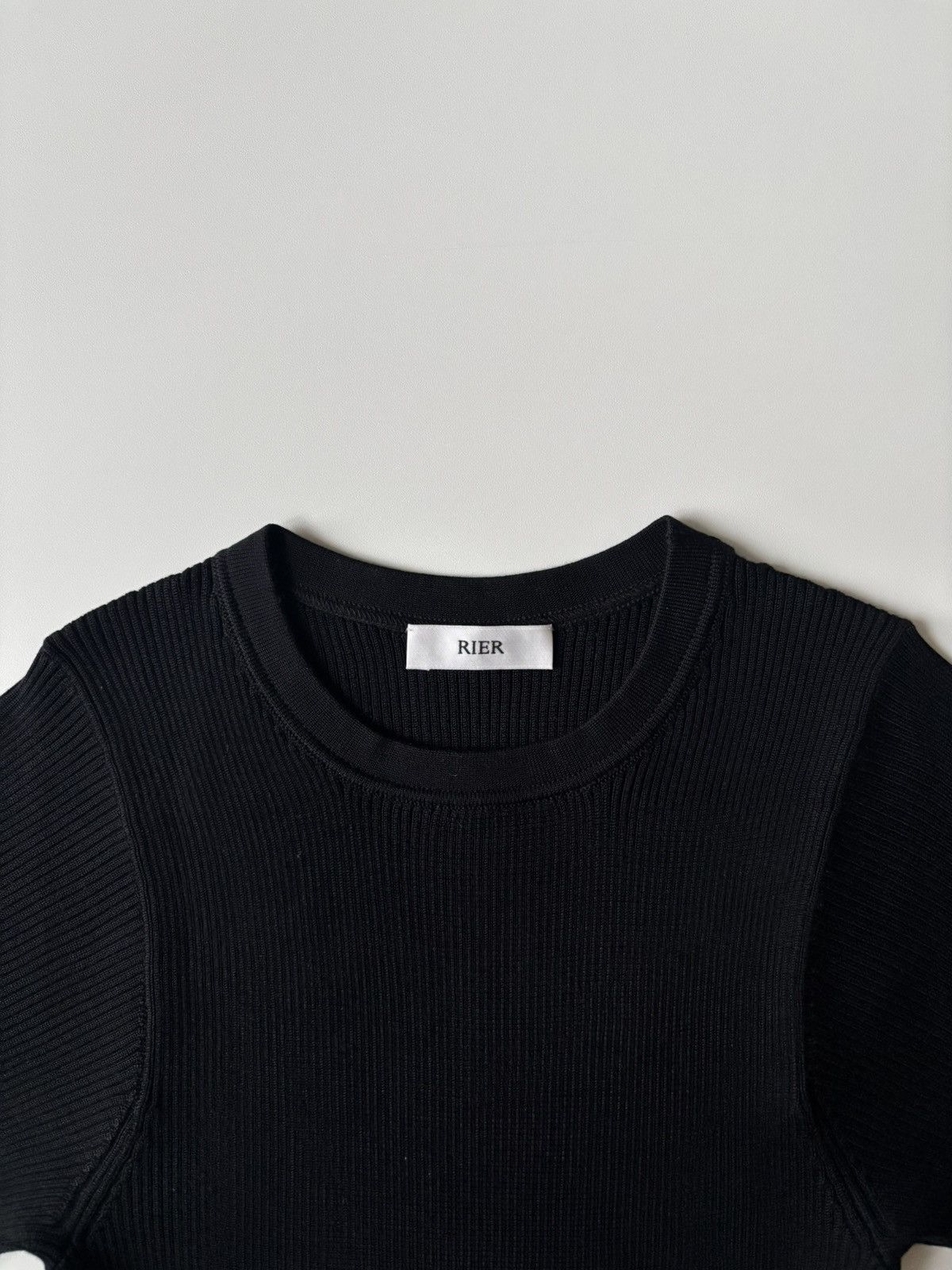 RIER Rier T-shirt silk knitwear black Size US M / EU 48-50 / 2 - 3 Thumbnail