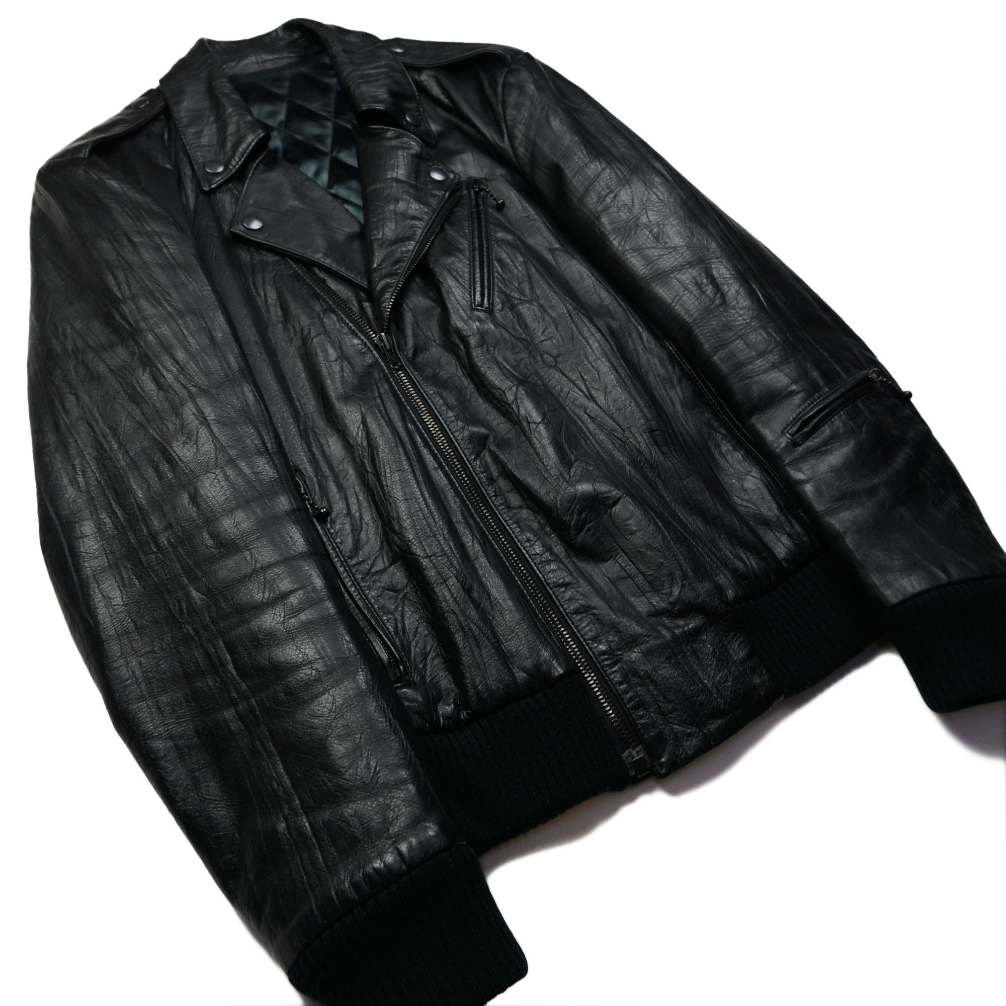 Number (N)ine Number (N)ine AW04 Leather Jacket Size US L / EU 52-54 / 3 - 7 Thumbnail