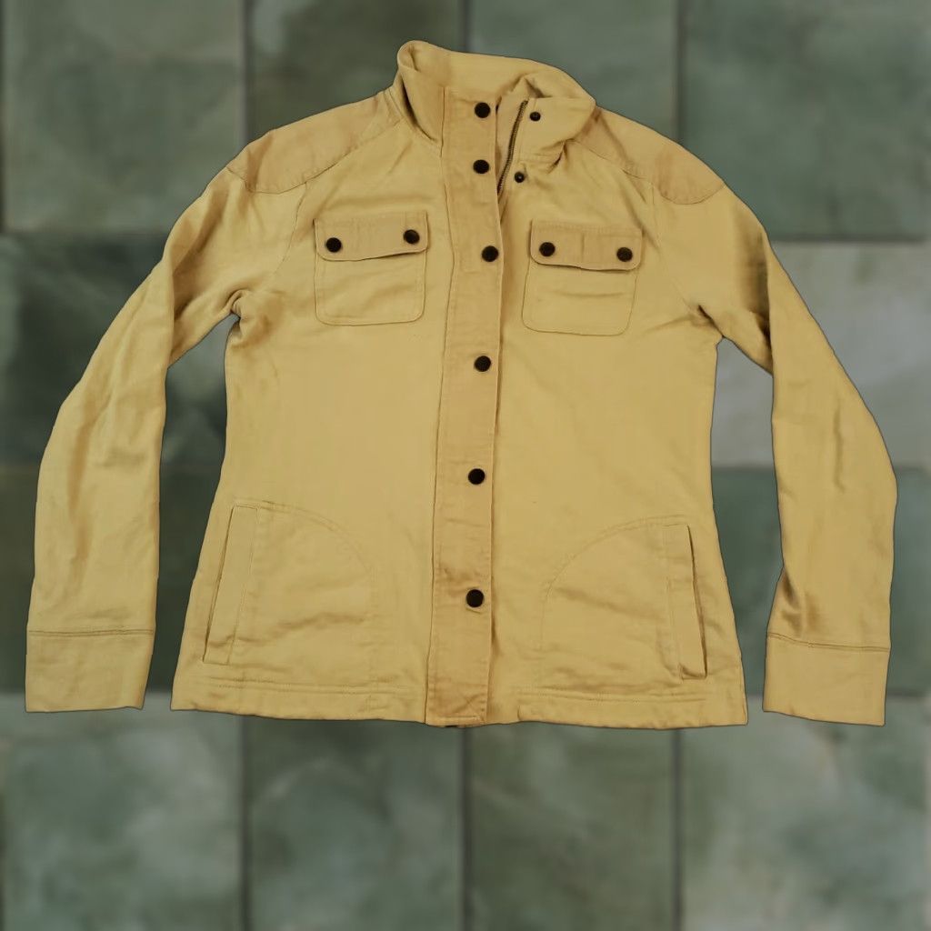 Ralph Lauren Lauren Ralph Lauren Jacket Womens Small Beige Lightweight Full Zip Snap Button Regular Fit - Beig Size S / US 4 / IT 40 - 1 Thumbnail