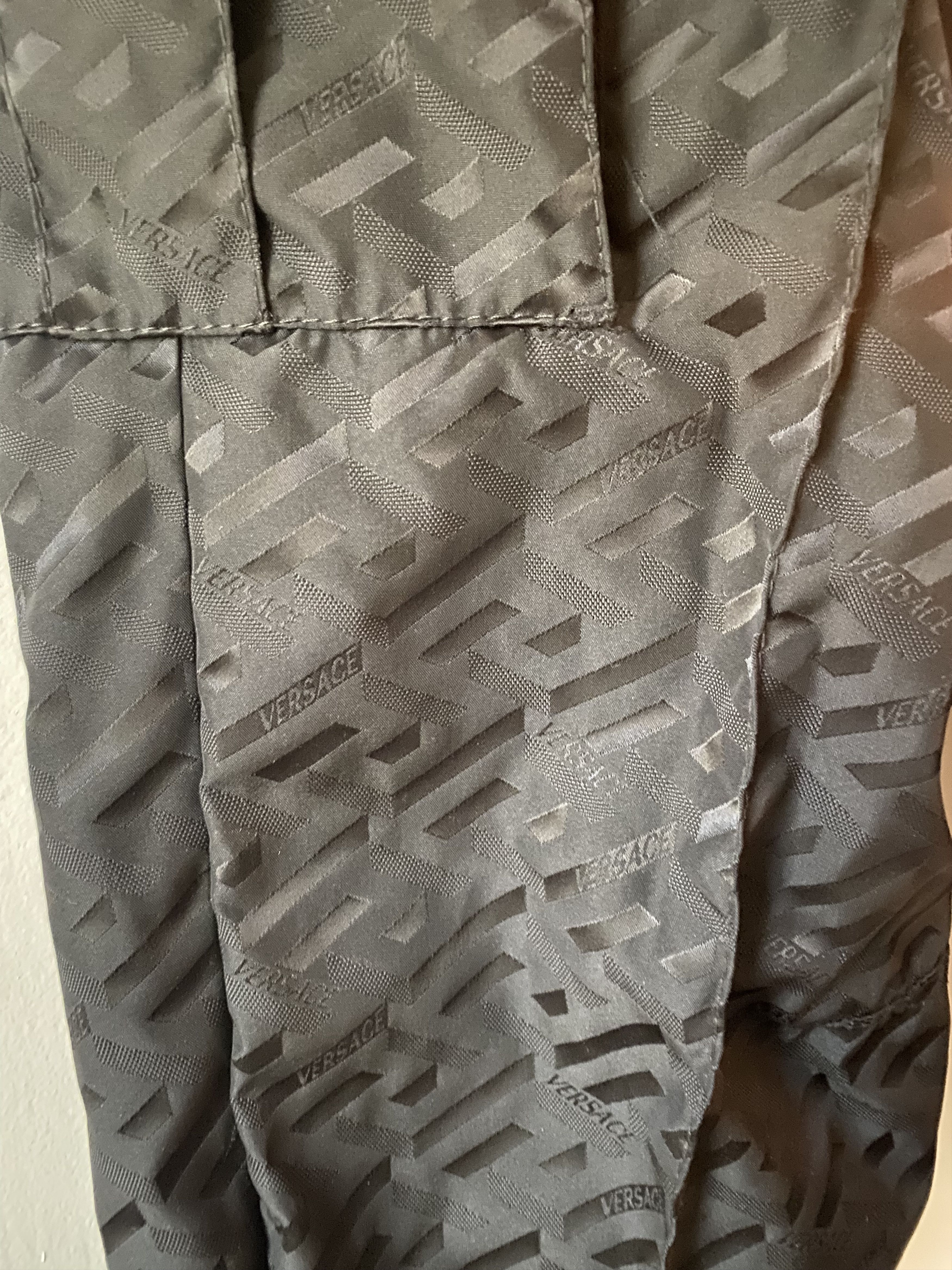 Versace Versace Black La Greca Cargo Pants Size US 38 / EU 54 - 6 Thumbnail