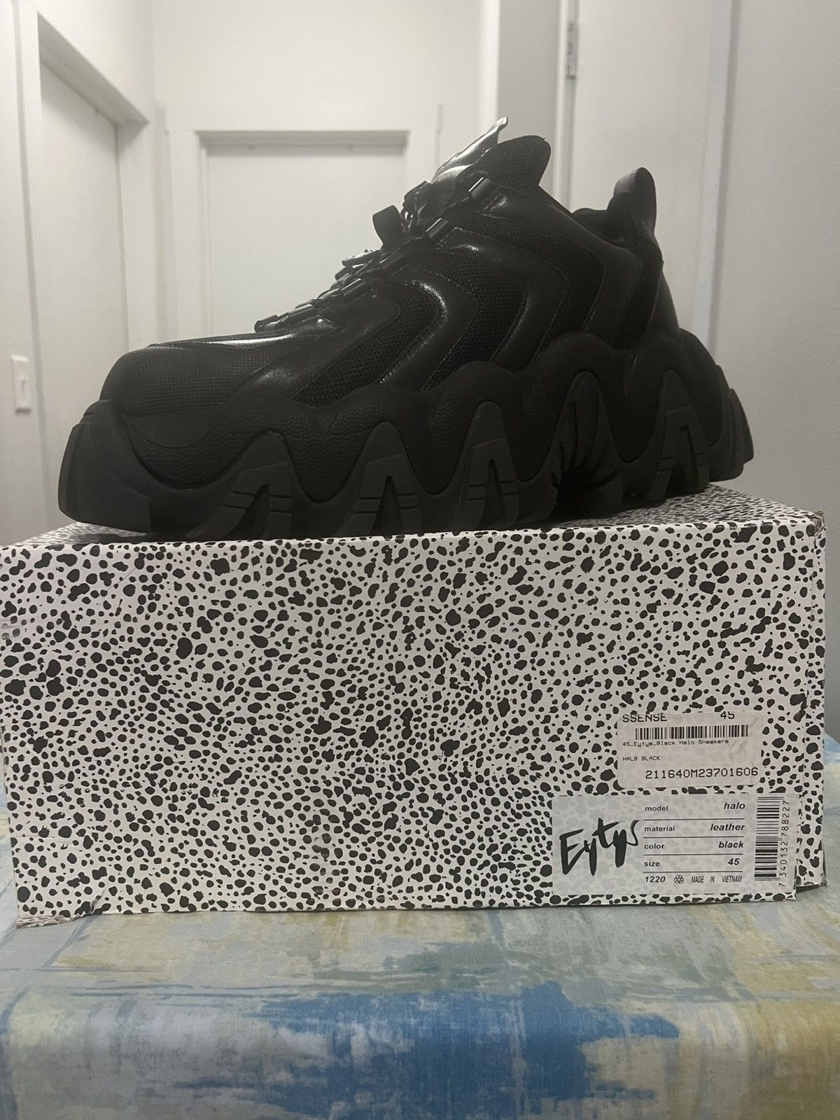 Eytys Eytys Halo Sneakers Black Size US 12 / EU 45 - 3 Thumbnail