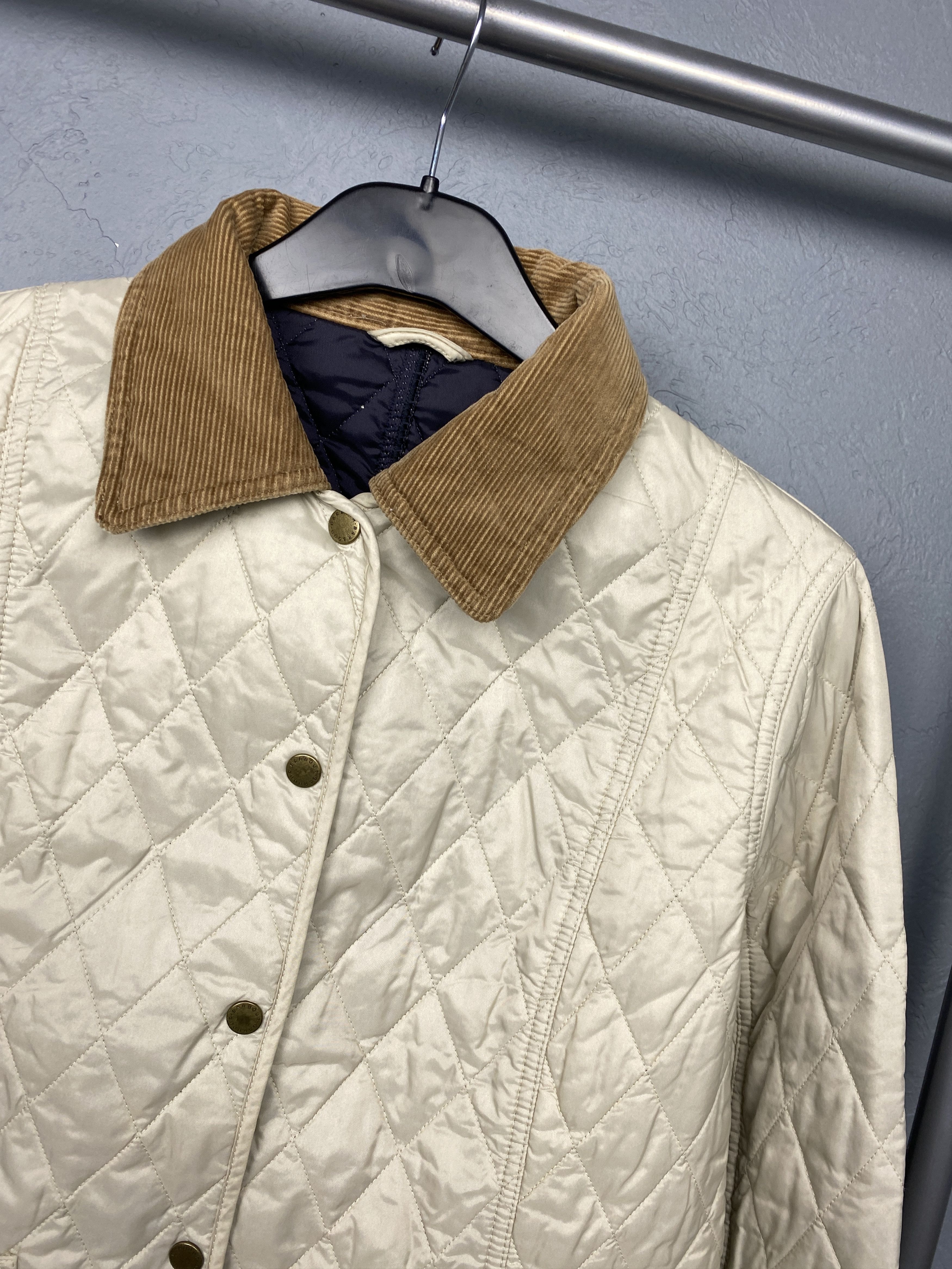 Barbour Barbour Vintage Womens Summer Liddesdale Quilted Jacket Size L / US 10 / IT 46 - 2 Thumbnail