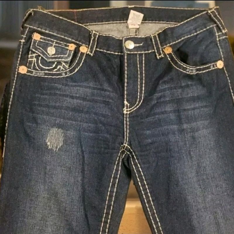 True Religion Vintage True Religion Men's Size 40 Thick Stitch Size US 40 / EU 56 - 1 Thumbnail