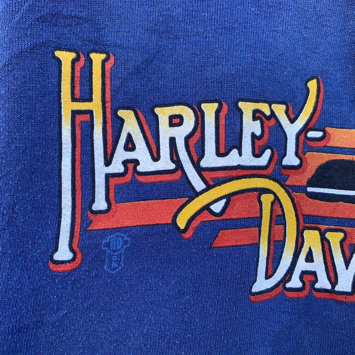 Vintage Vintage 90s Jerzees Harley Davidson Sweatshirt Size US M / EU 48-50 / 2 - 5 Thumbnail