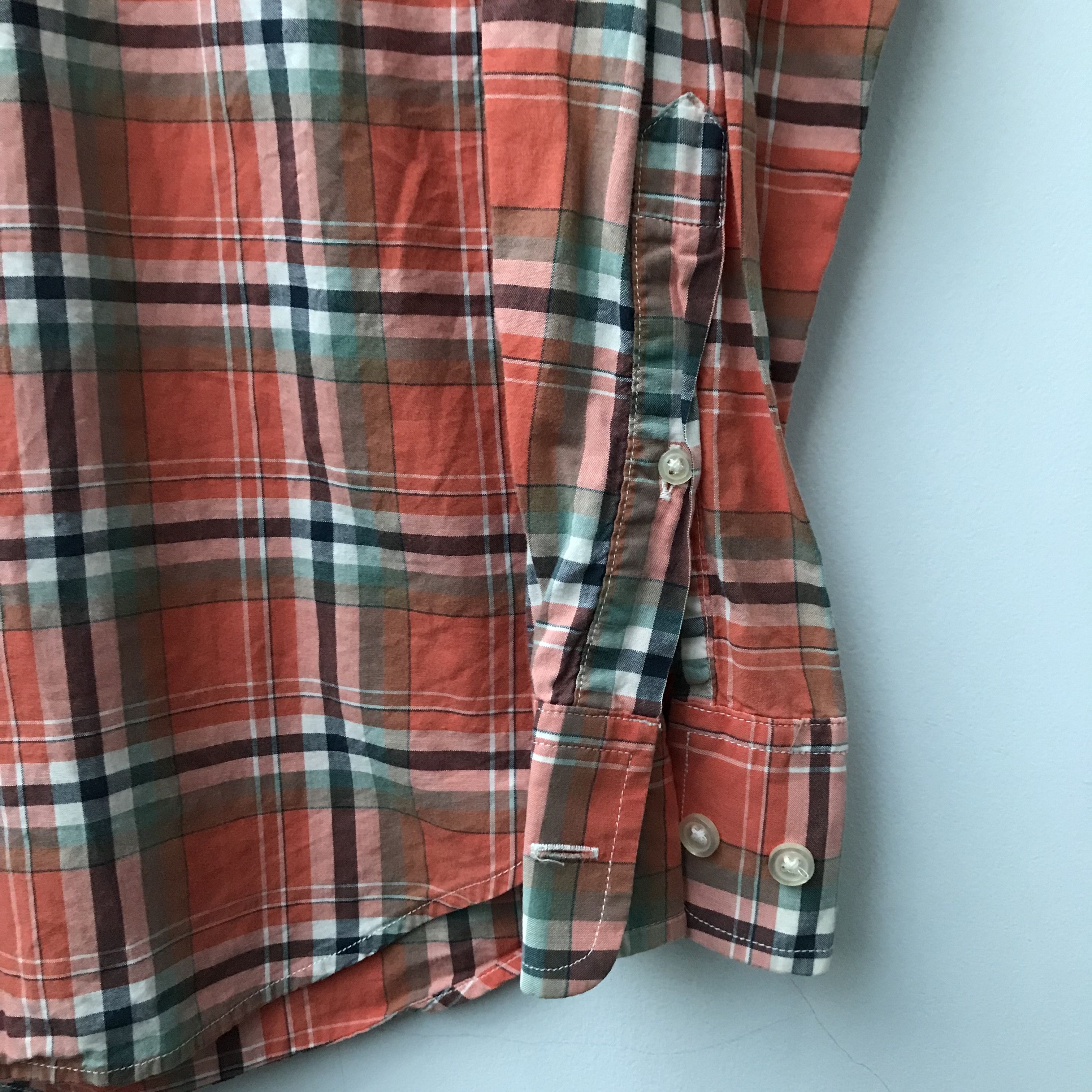 Banana Republic × Designer Banana Republic Mojave red plaid tartan Long sleeves Size US M / EU 48-50 / 2 - 9 Thumbnail