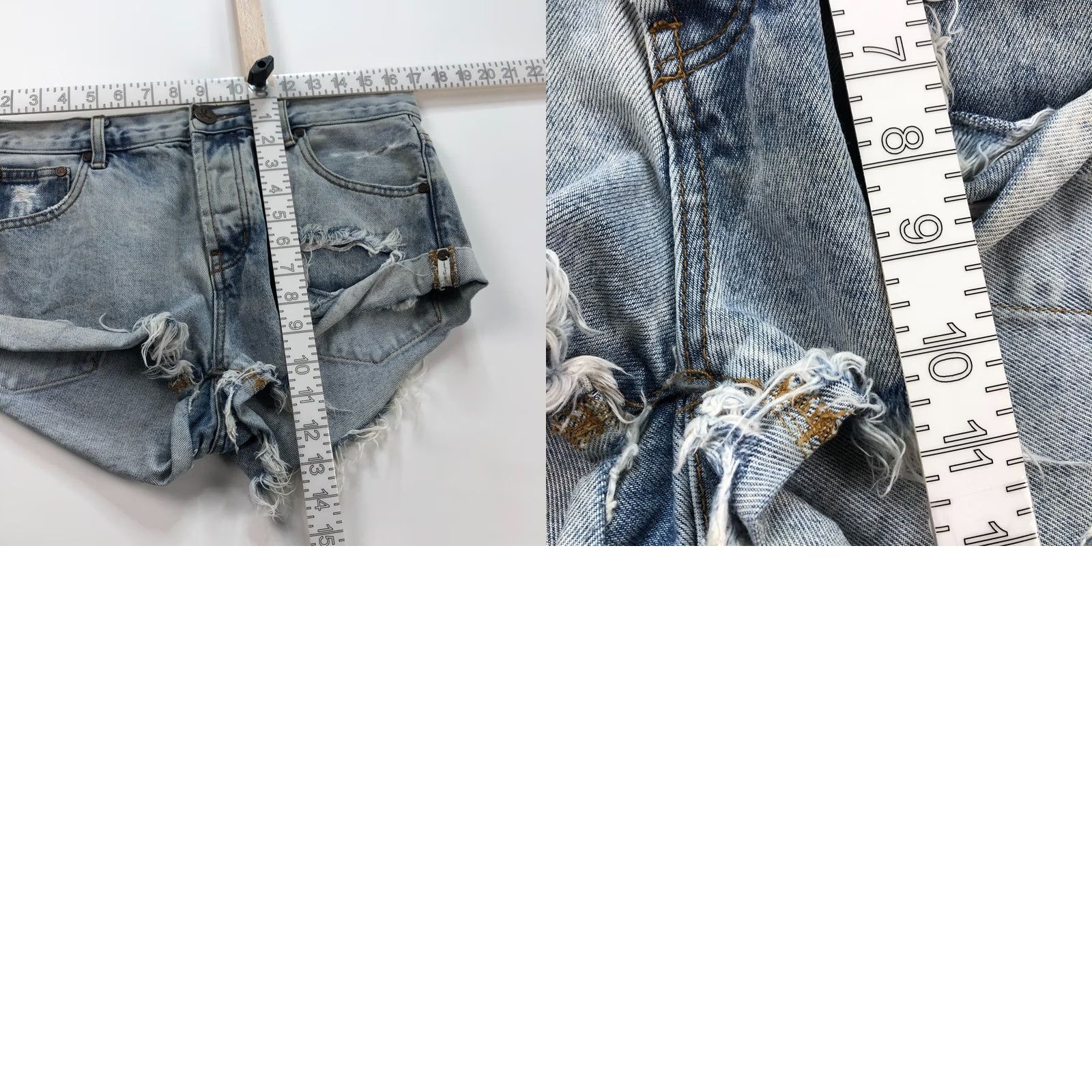 Vintage One Teaspoon Eddie Eagle Blakey 30 (Fit 34In) Jean Mid Rise 2" Shorts Men’s? Size 30" / US 8 / IT 44 - 9 Thumbnail