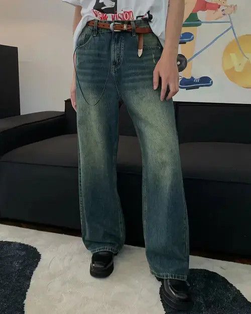 Other Retro Washed Faded Jeans Size US 31 - 1 Thumbnail