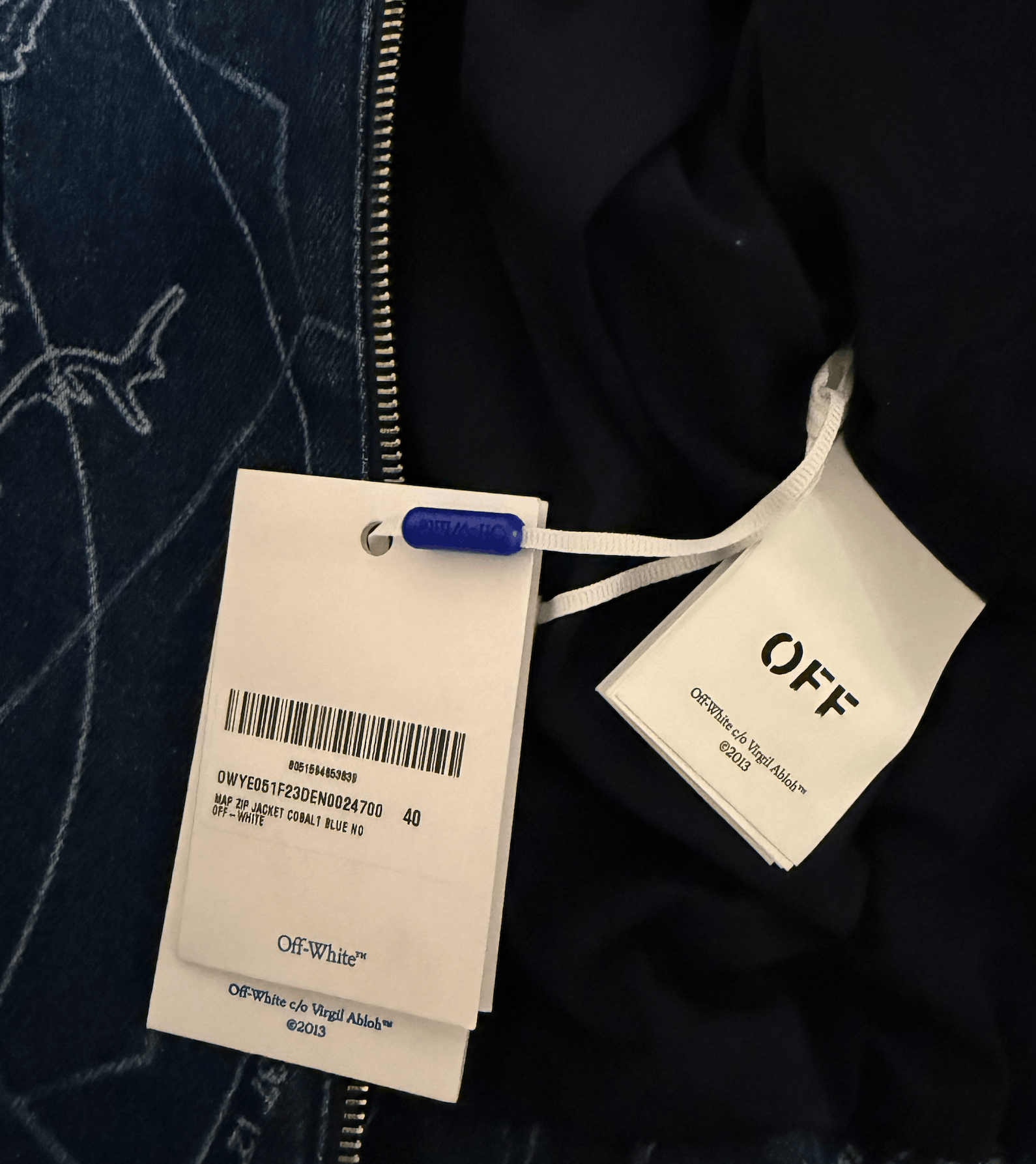 Off-White Off-White Map-print denim jacket Size S / US 4 / IT 40 - 8 Thumbnail