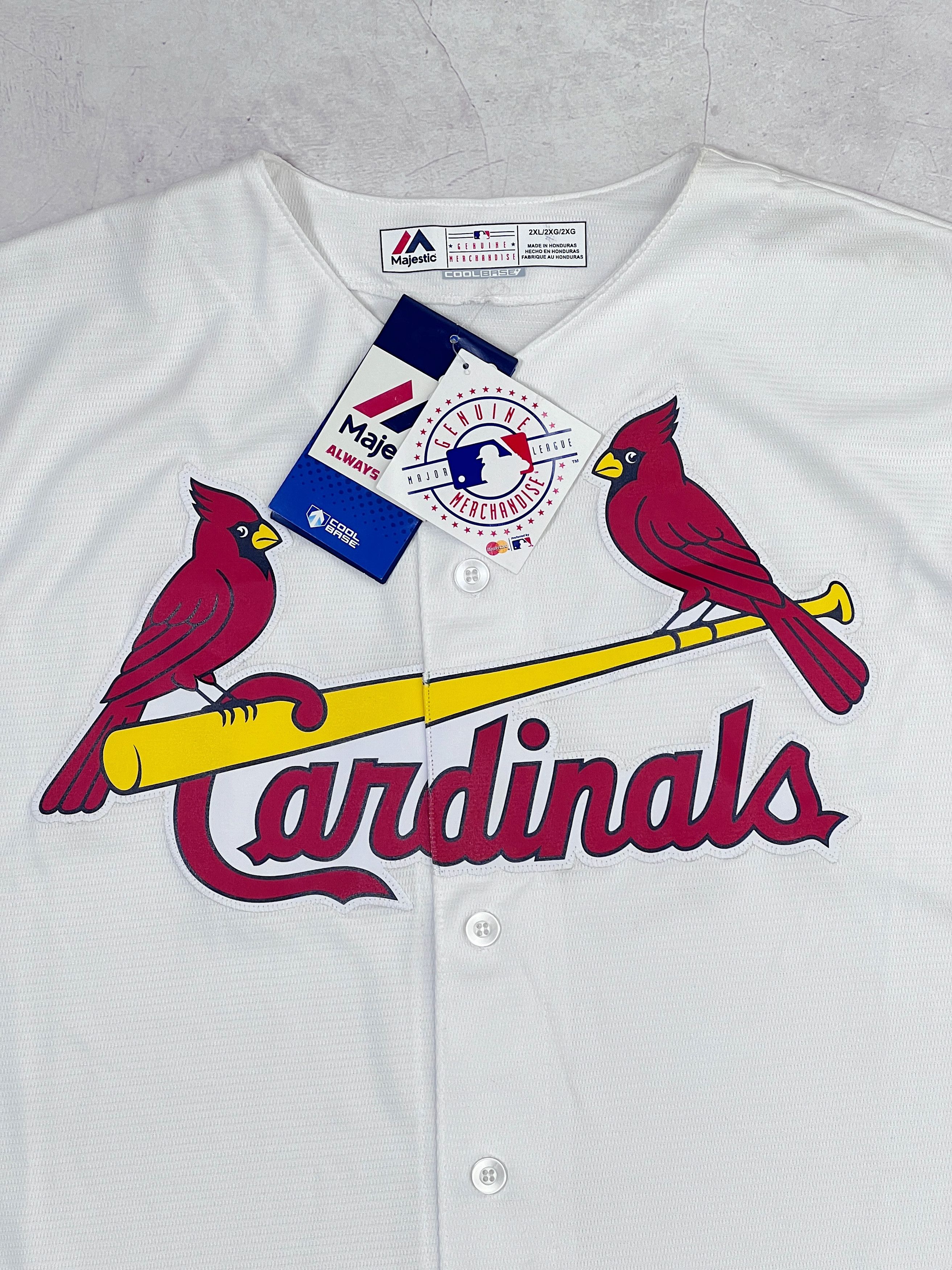 MLB × Majestic St Louis Cardinals Baseball Jersey Majestic Coolbase MLB Size US XXL / EU 58 / 5 - 3 Thumbnail