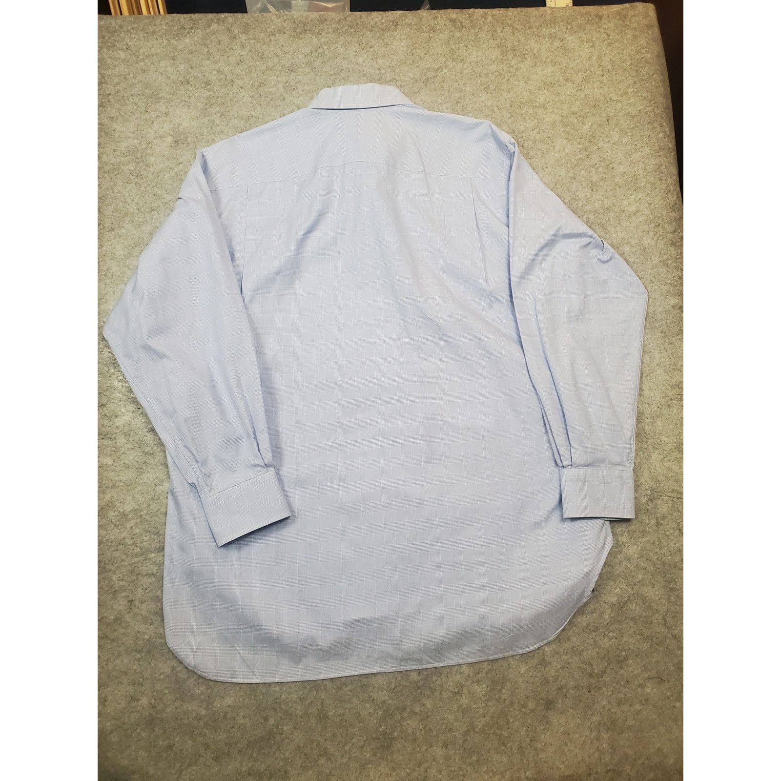 Robert Talbott Men's Robert Talbott 16.5- 35 Blue Button Up Dress Shirt Size US L / EU 52-54 / 3 - 2 Thumbnail