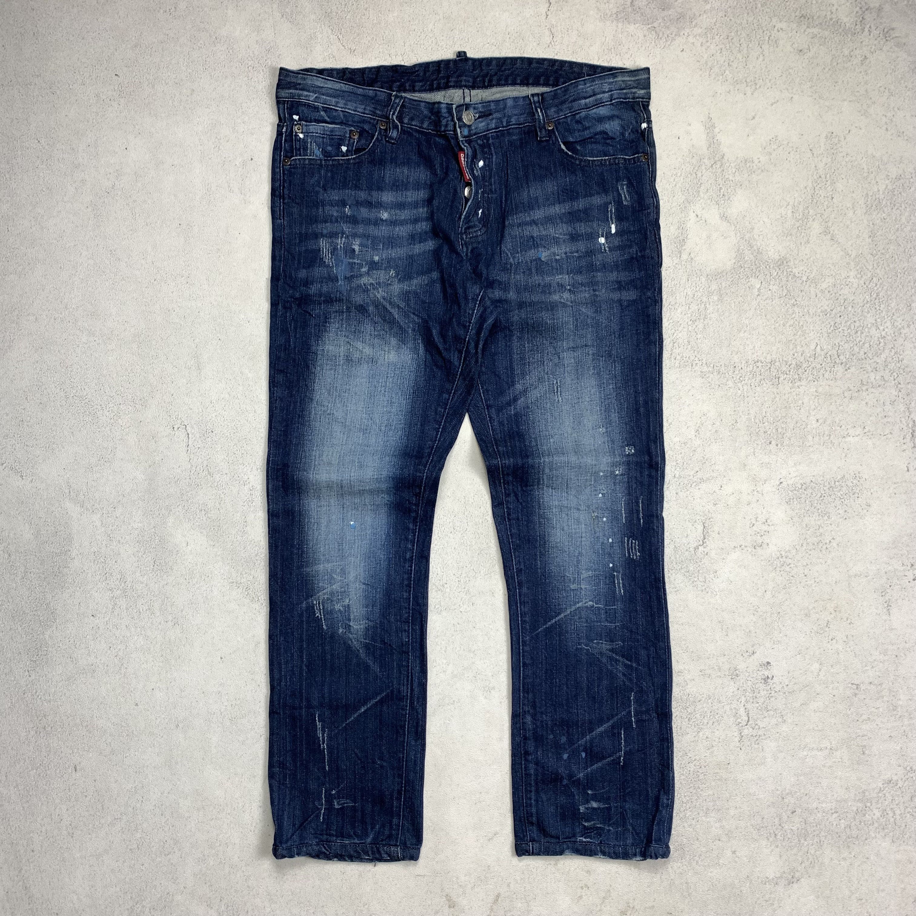 Dsquared2 Dsquared2 Distressed Scratch Denim Jeans Size US 36 / EU 52 - 1 Thumbnail