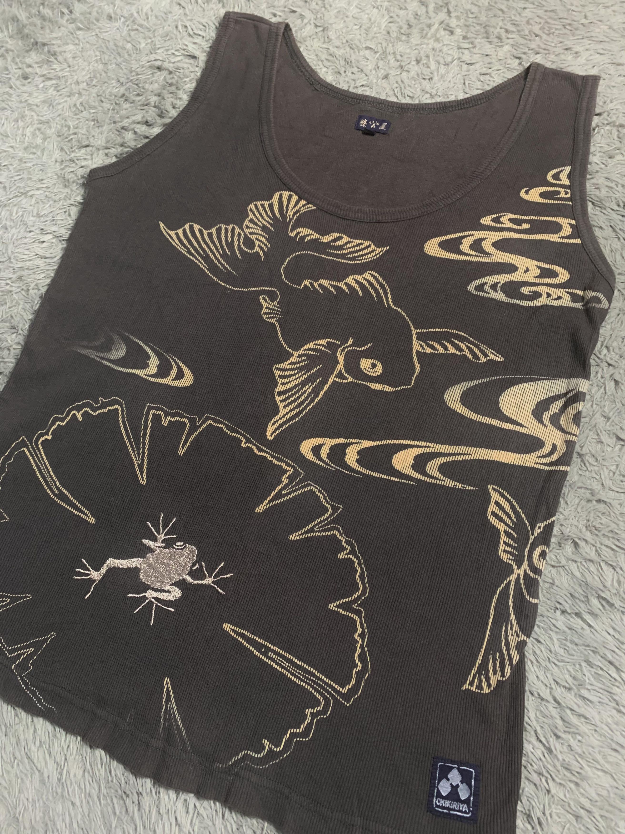 Japanese Brand Japan Designer Chikiriya Summer Traditional Japanese Koi Size US L / EU 52-54 / 3 - 1 Thumbnail