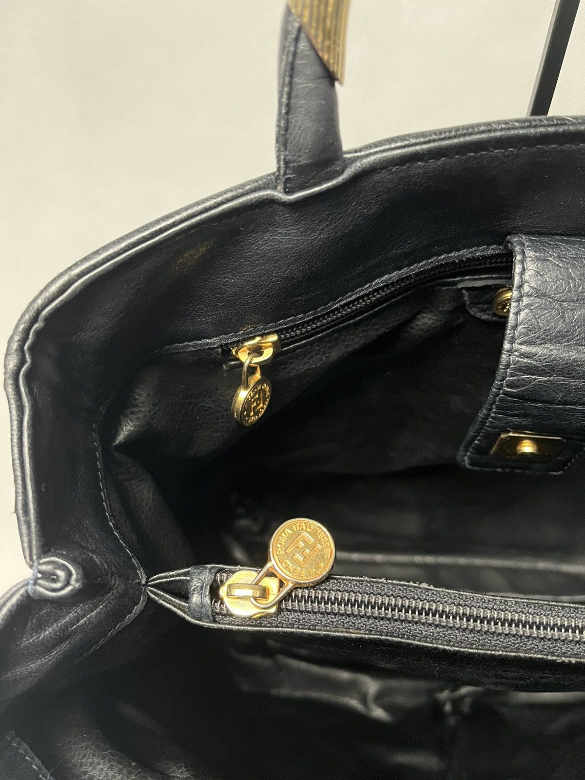 Fendi Fendi Vintage Mini Pasta handbag black leather Size ONE SIZE - 10 Thumbnail