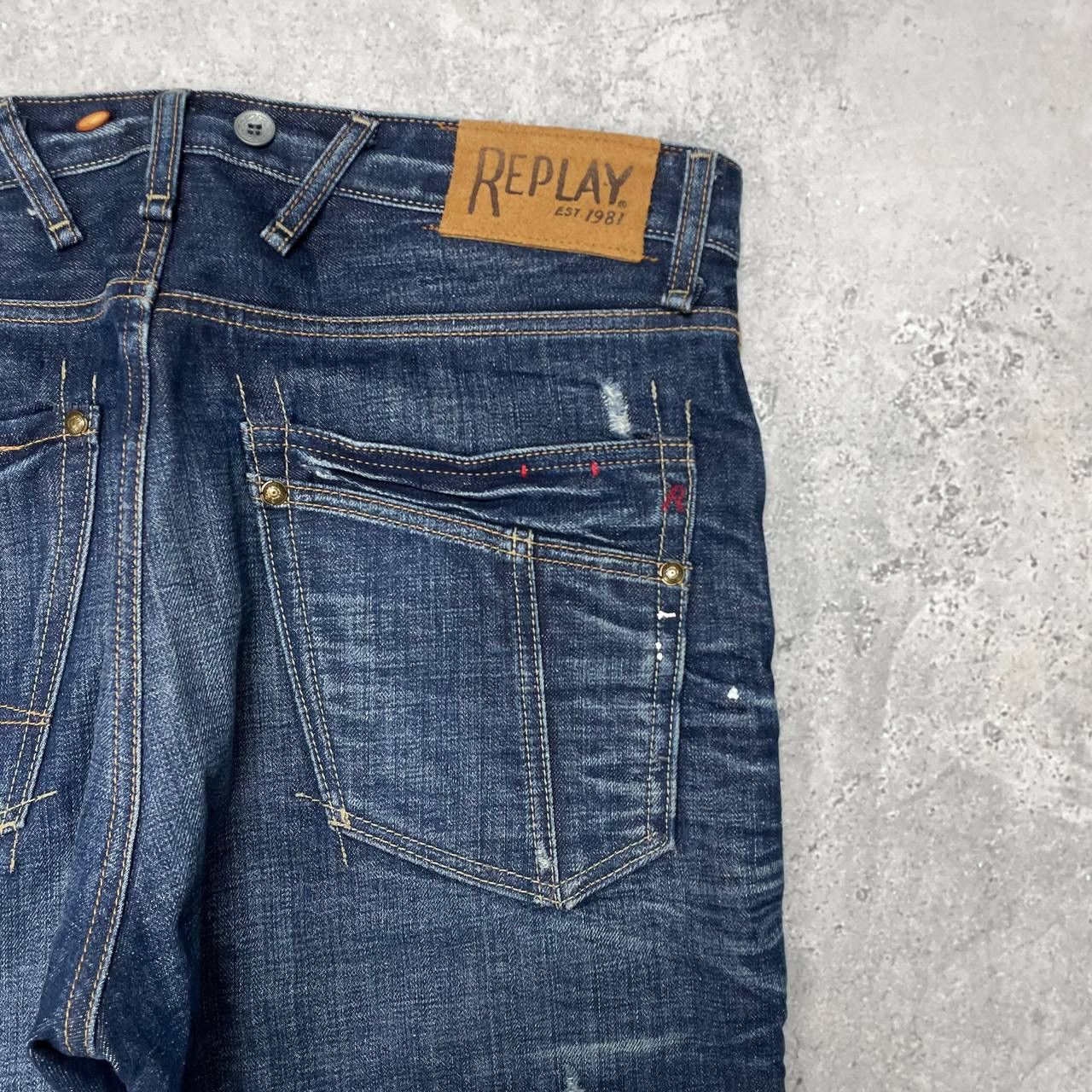 Replay Replay Daverdale Jeans Blue Size W36 L35 Size US 33 - 19 Thumbnail