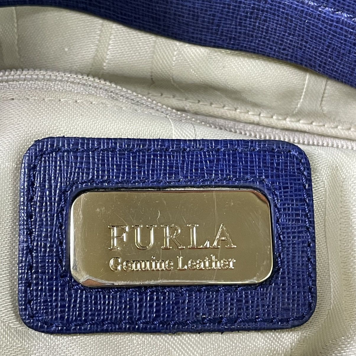 Furla (A-287) FURLA LEATHER CARRY CROSSBODY BAG Size ONE SIZE - 8 Thumbnail
