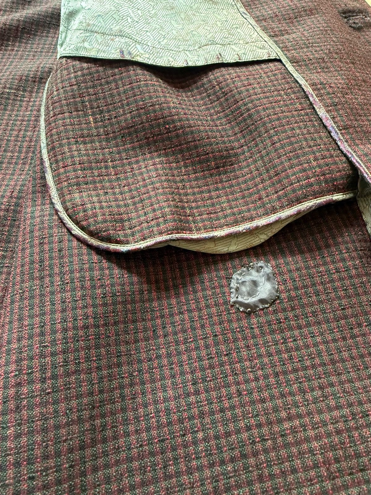 Other Spring&Autumn Vintage Japanese Raglan Wool Coat Red Check Size US L / EU 52-54 / 3 - 12 Thumbnail