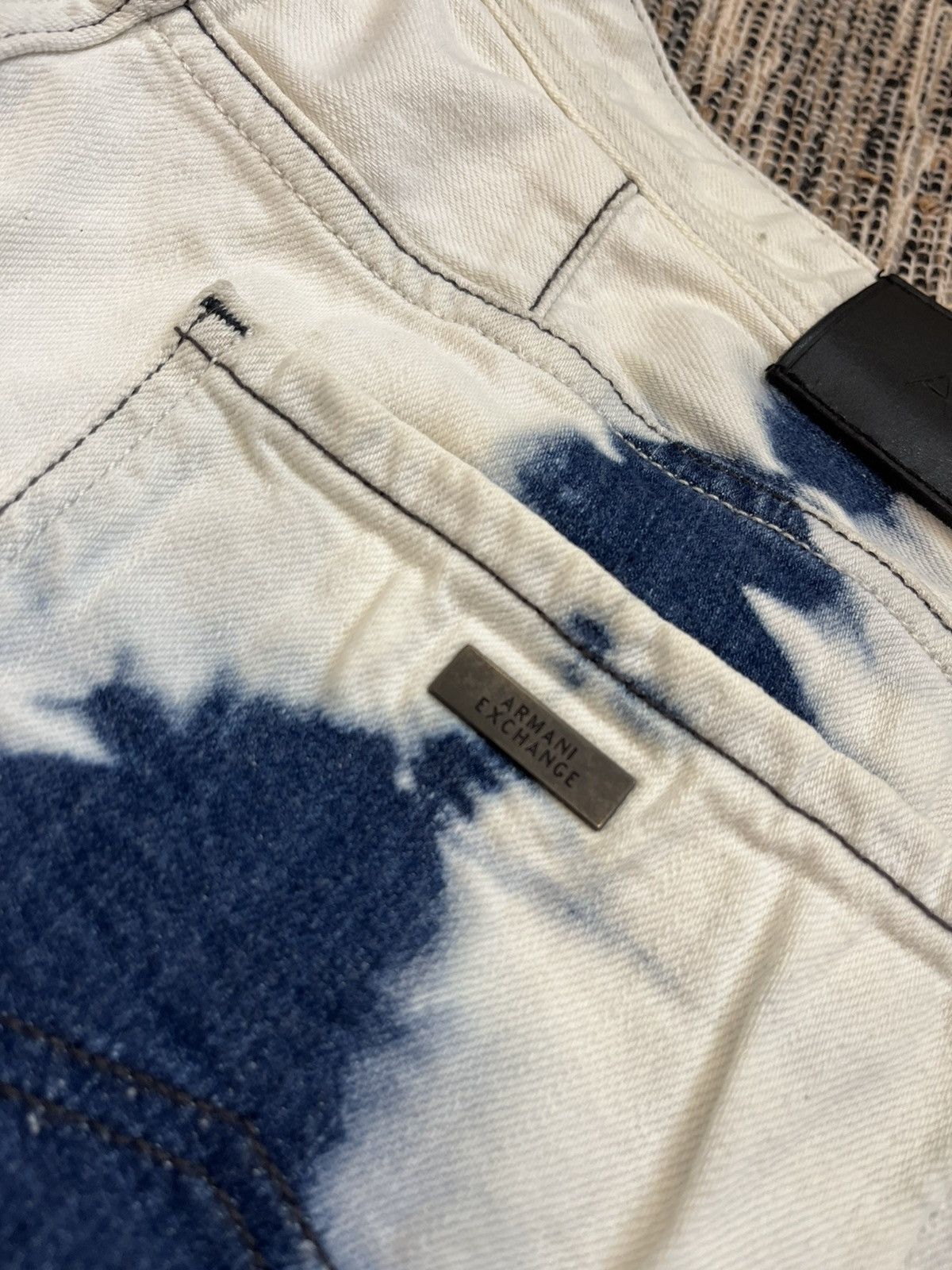 Armani Exchange × Designer Hype Armani Exchange skinny jeans j14 tiy dye style denim Size US 34 / EU 50 - 15 Thumbnail