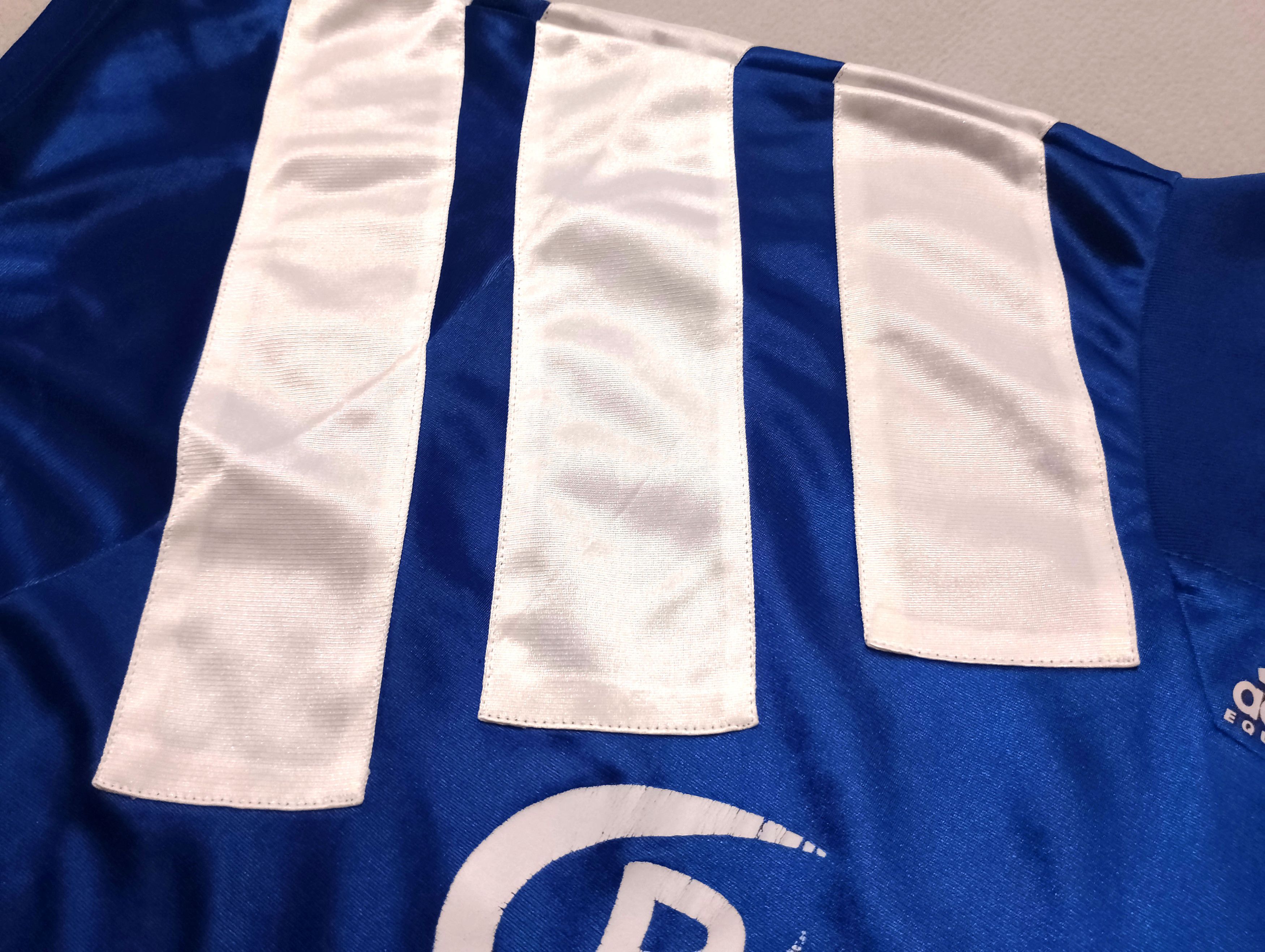 Adidas 1990s Adidas Equipment Football Jersey #3 France Size L Size US L / EU 52-54 / 3 - 6 Thumbnail