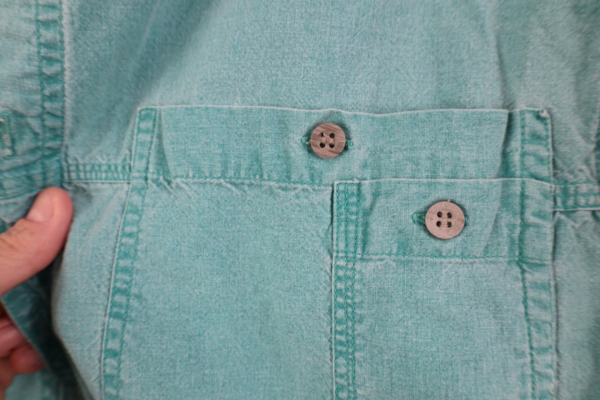 Vintage Vintage 90s Streetwear Stonewash Short Sleeve Button Shirt Size US M / EU 48-50 / 2 - 5 Thumbnail